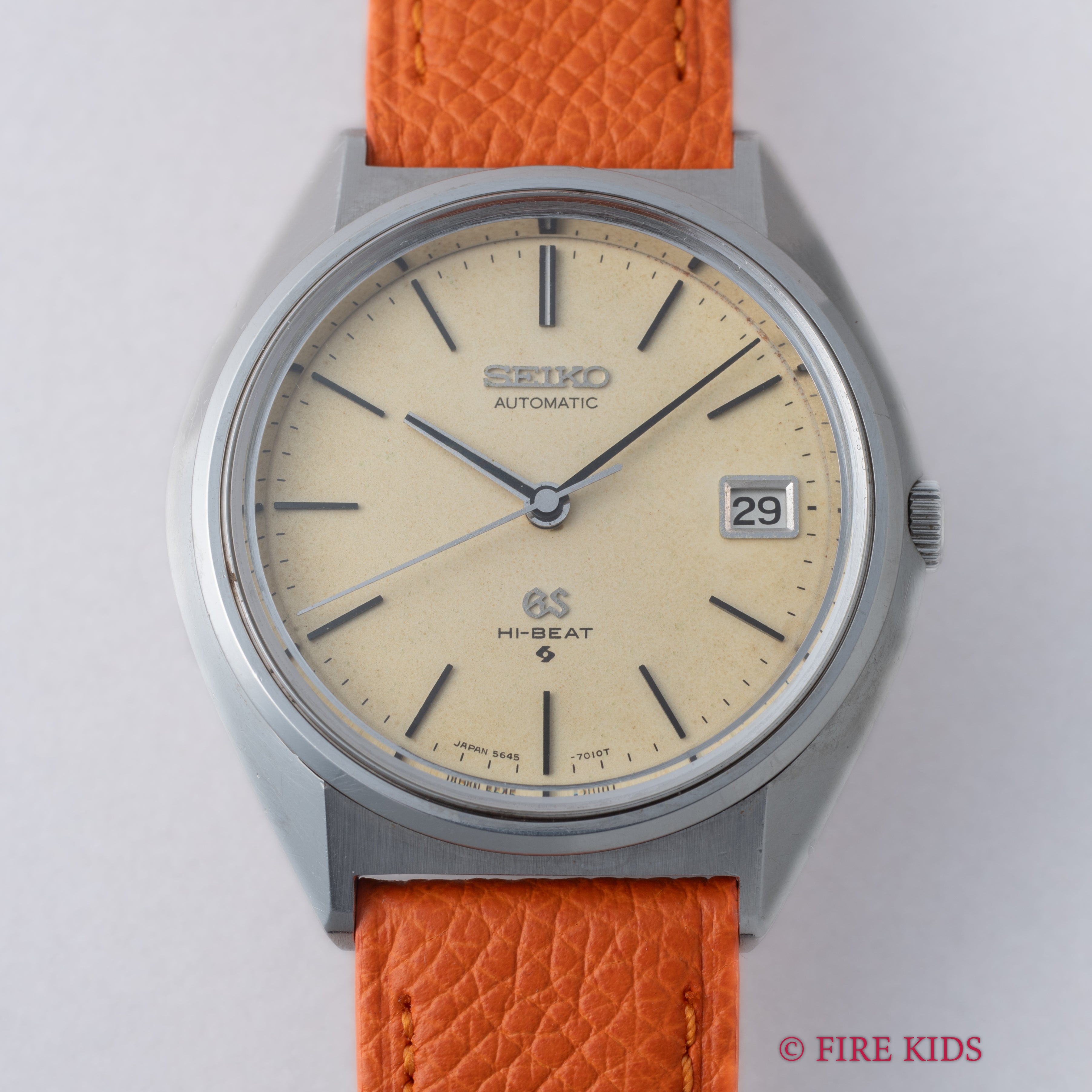 グランドセイコー 1973年製 Ref.5645-7010 パティーナダイヤル 56GS ハイビート自動巻き