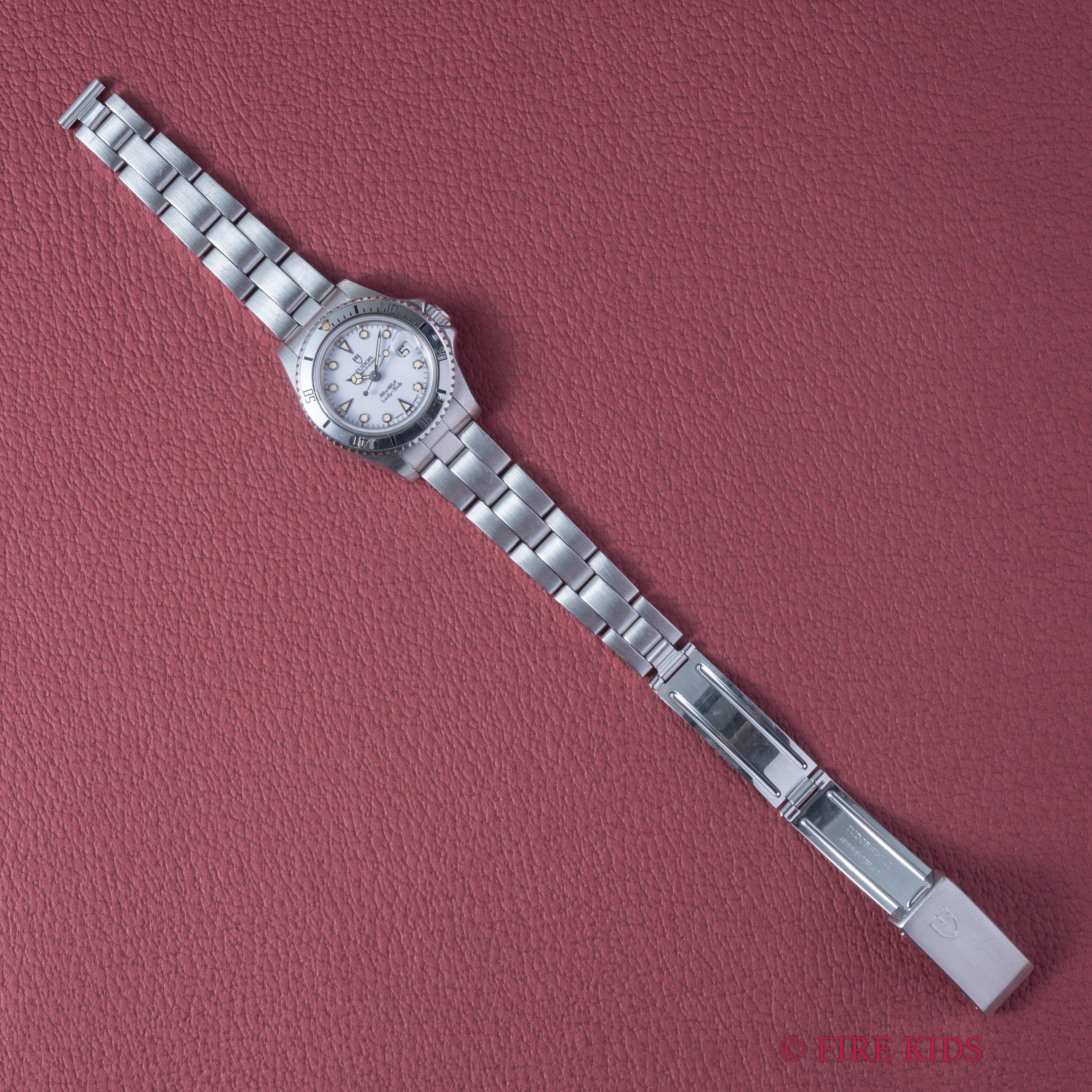 チューダー プリンセスオイスターデイト レディサブ パープルダイヤル 1992年製 Ref.96090 王冠リューズ