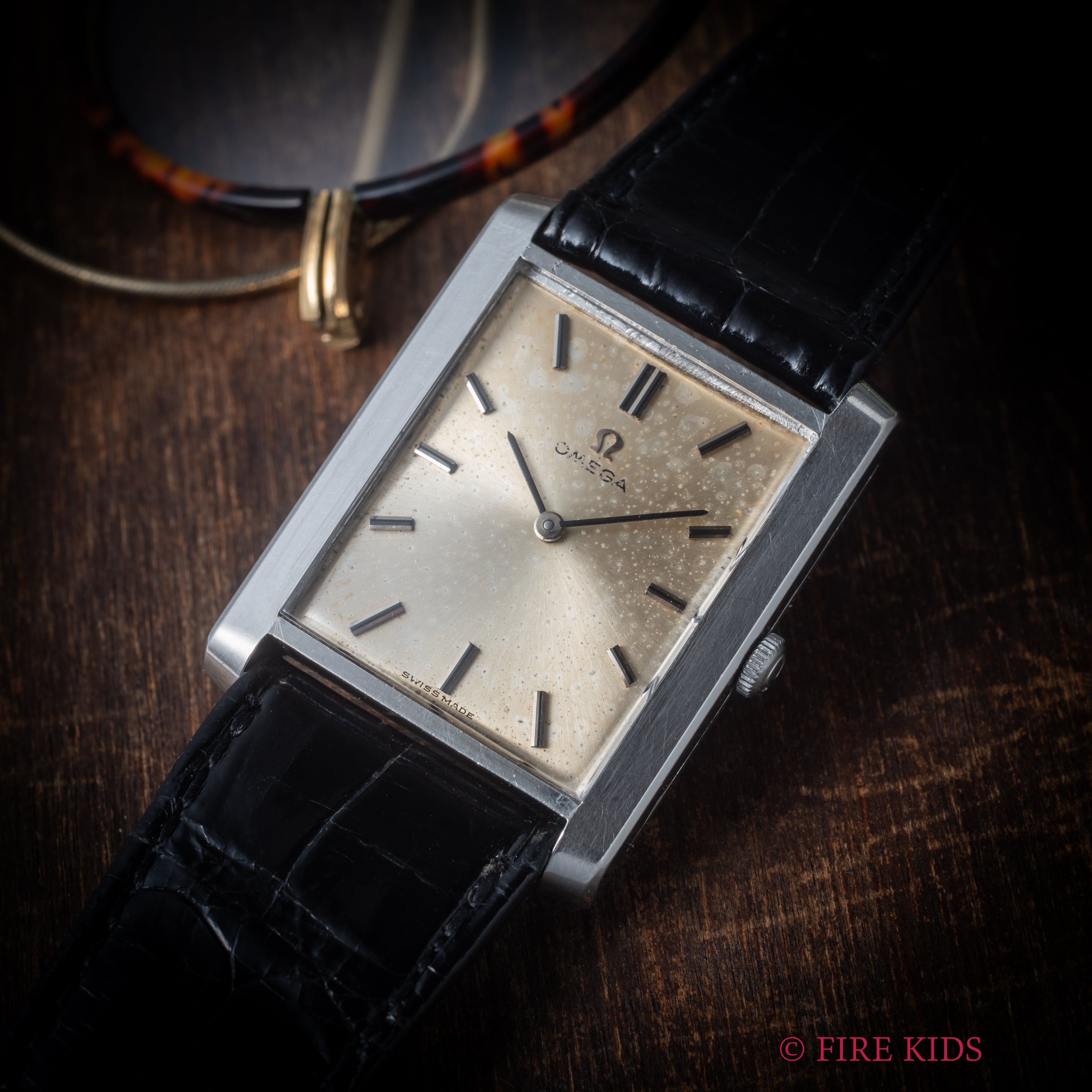 オメガ 1963年製 タンクウオッチ 手巻き Cal.620 純正