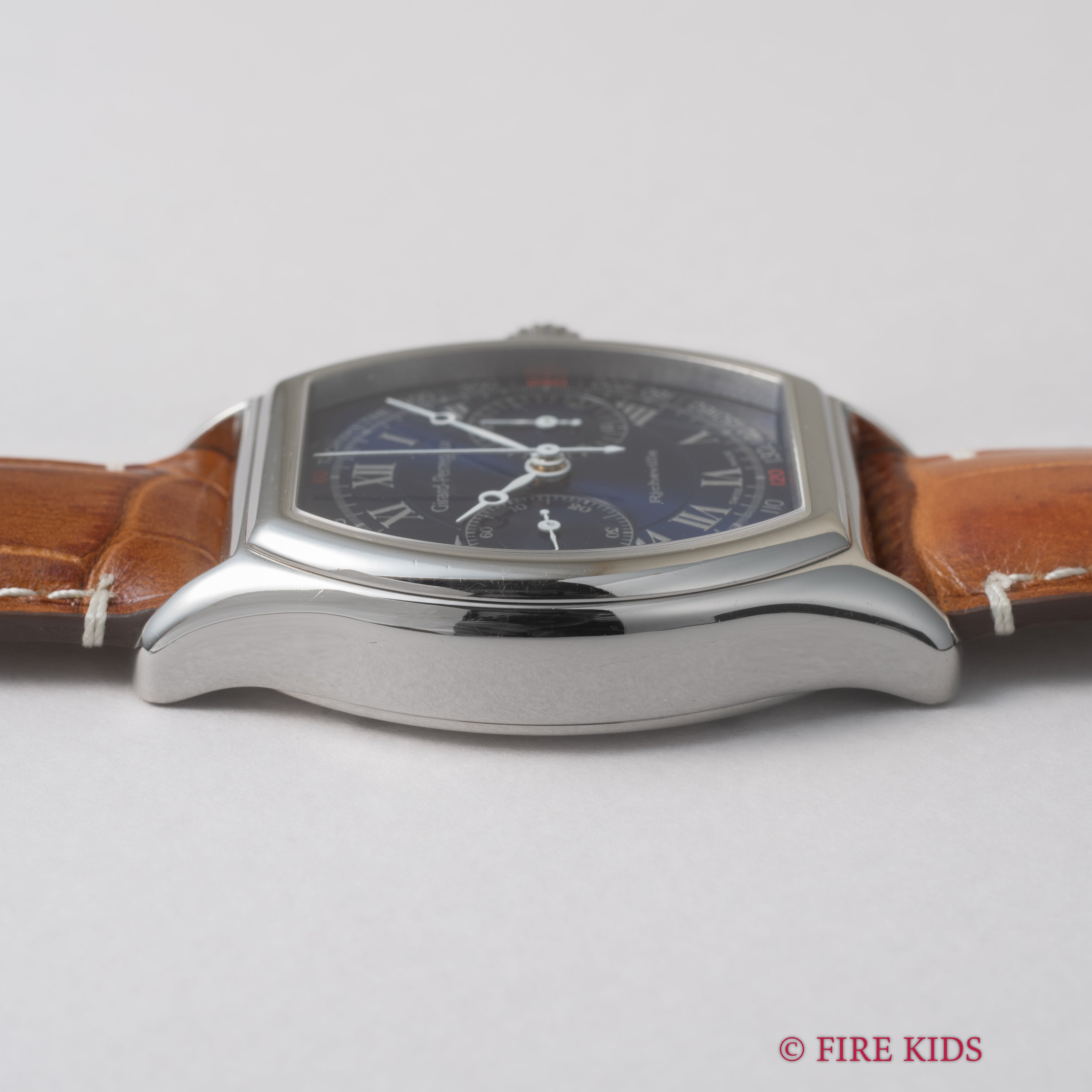 ジラール・ペルゴ リシュビル 1990年代製 Ref.2710 手巻クロノグラフ 箱、ギャラ付き