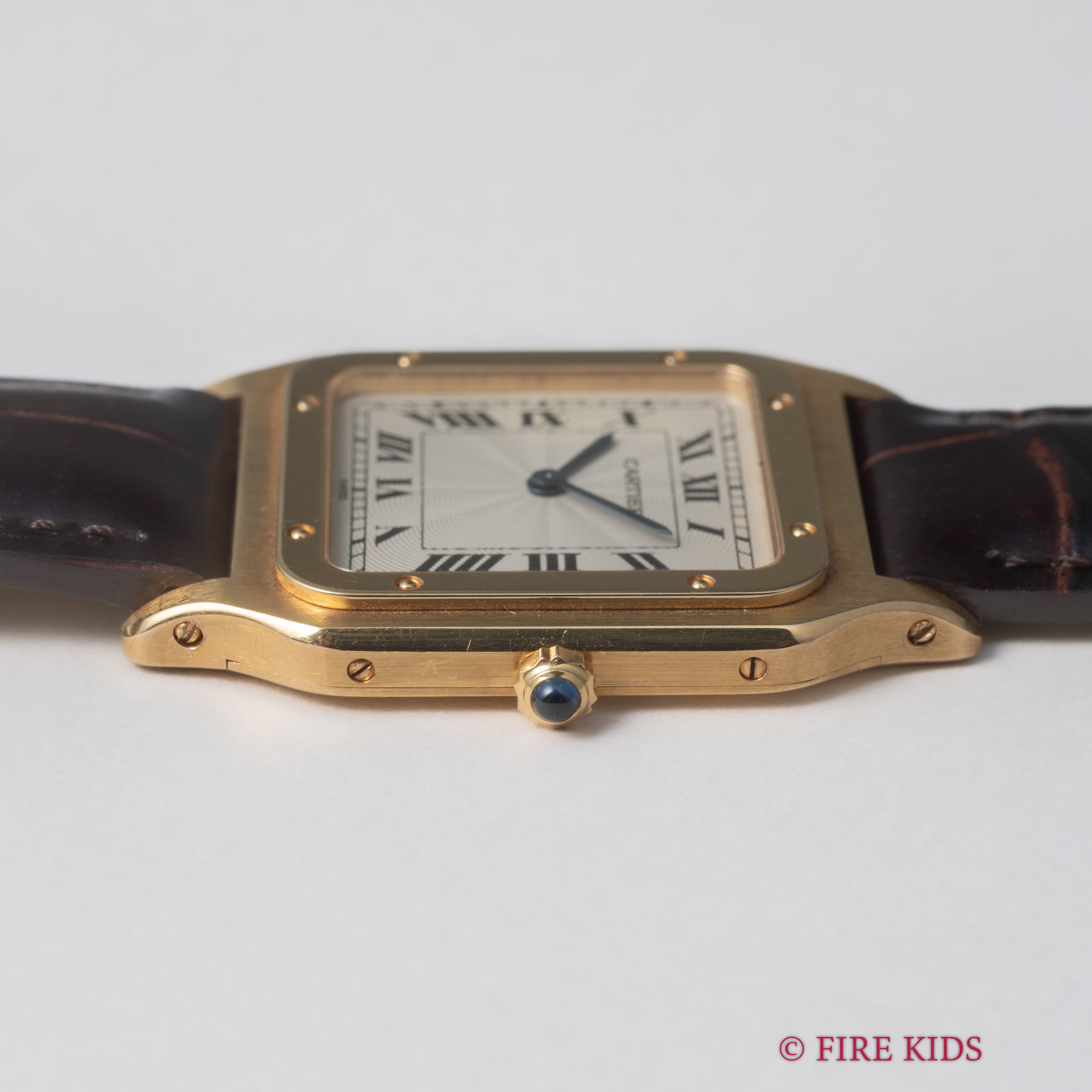 カルティエ 18金無垢サントス デュモン 1990年代製 Ref.1576 手巻き ウルトラシン