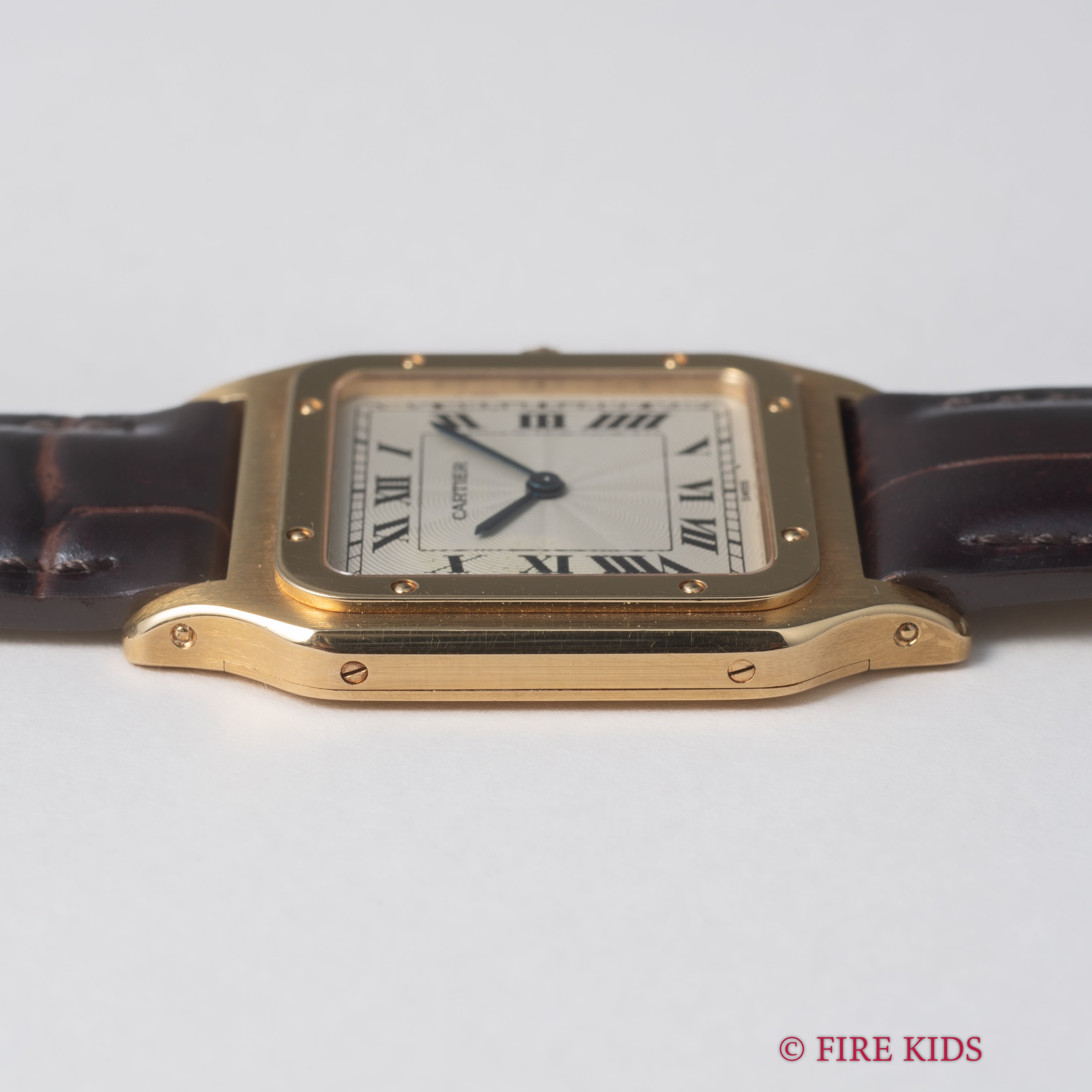 カルティエ 18金無垢サントス デュモン 1990年代製 Ref.1576 手巻き ウルトラシン