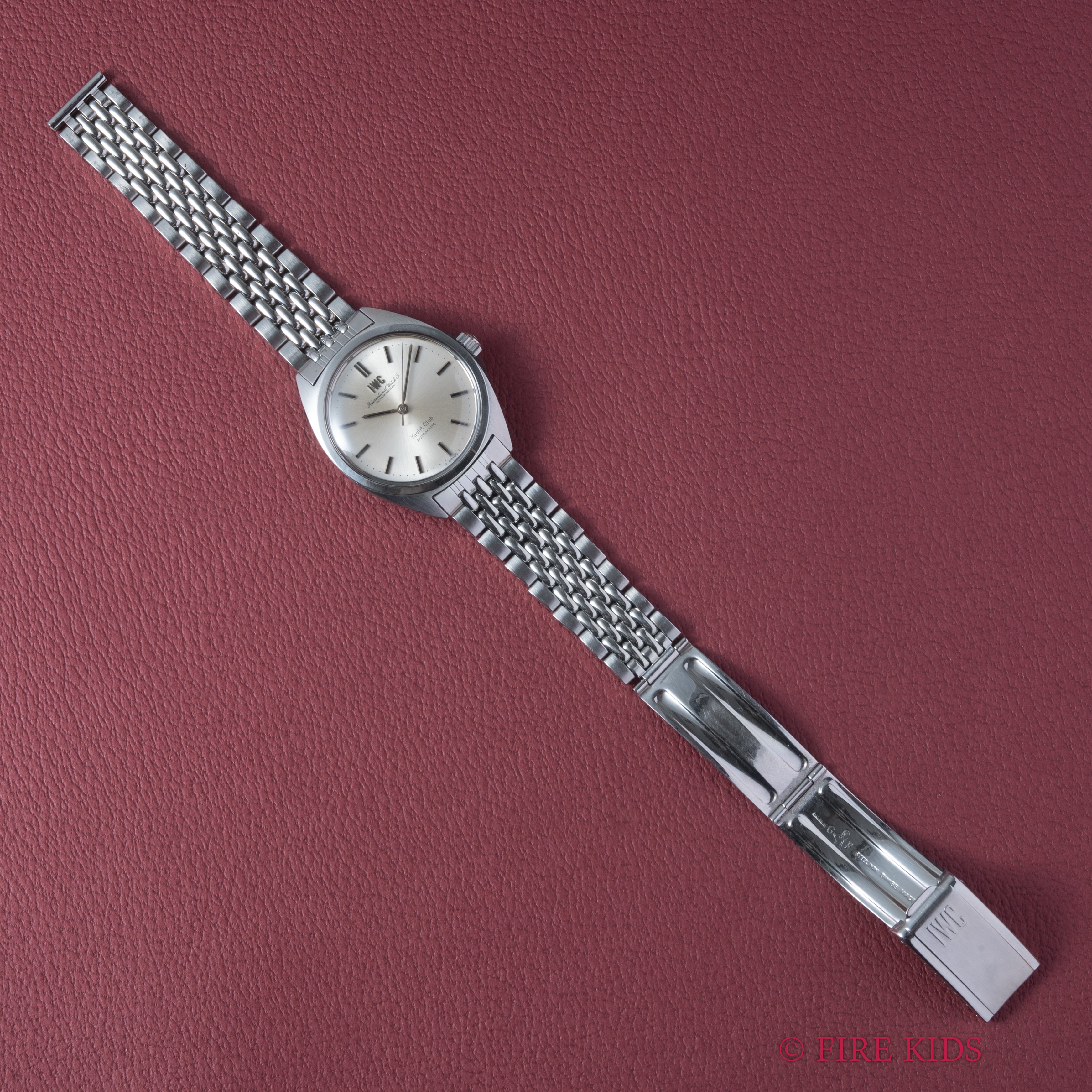 IWC ヨットクラブ 1969年製 ペラトン式自動巻Cal.854 ノンデイト 純正ゲイフレアーブレス