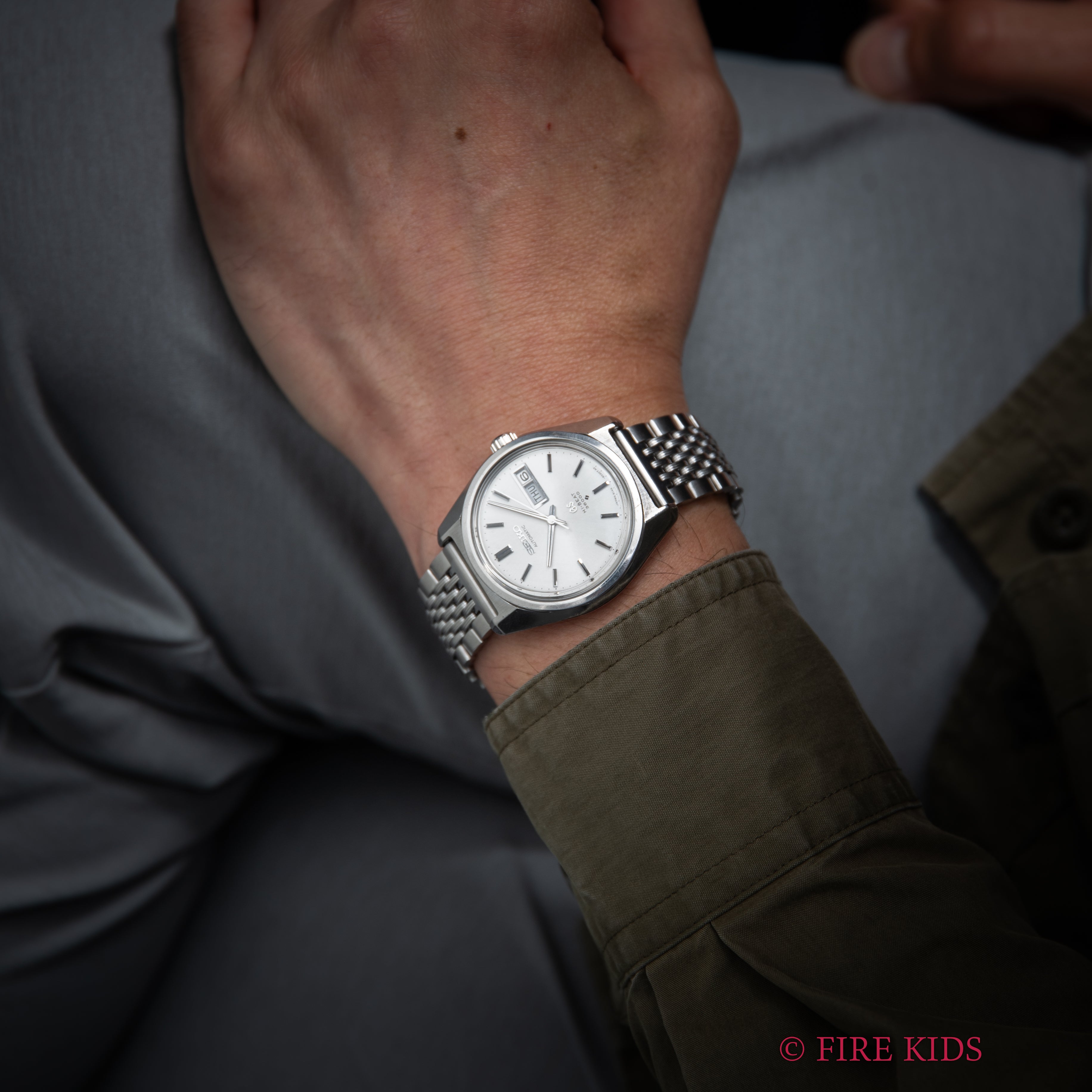 グランドセイコー ハイビート 36000 1969年製 Ref.6146-8000 61GS 10振動 自動巻き 社外ブレス