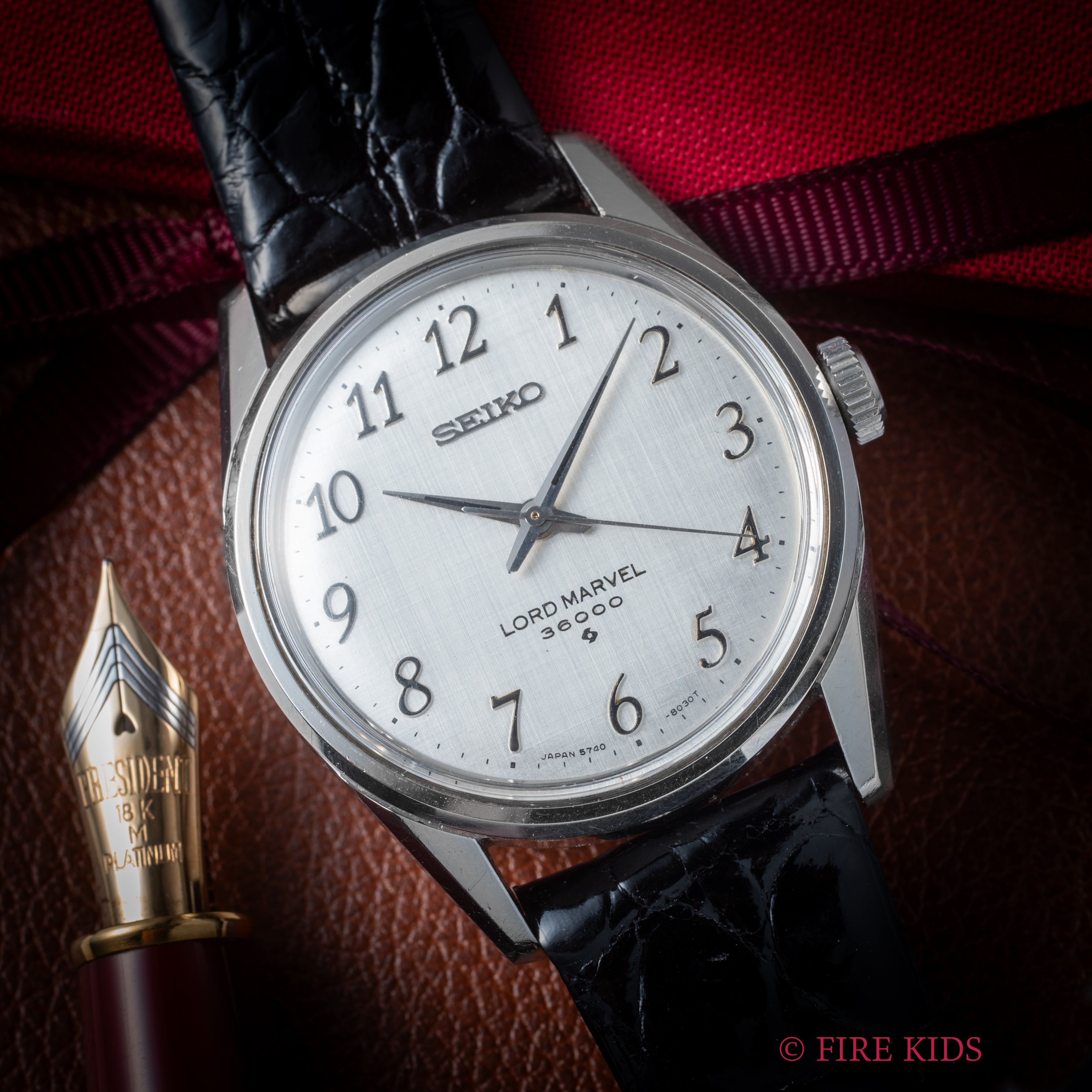 セイコー ロードマーベル 36000 全アラビアダイヤル 1976年製 10振動 手巻き Ref.5740-8000