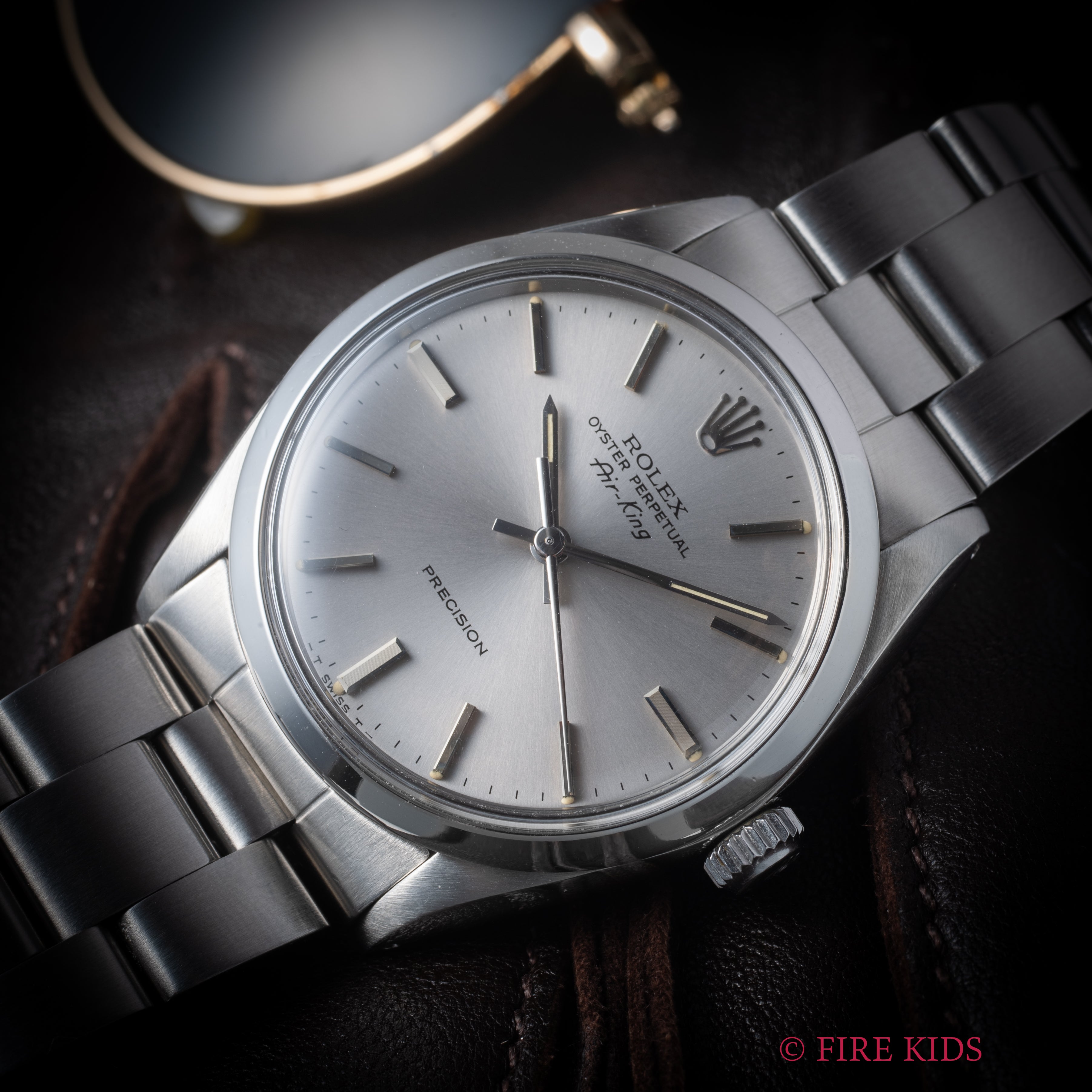 ロレックス エアキング 1980年製(昭和55年製) グレーダイヤル Ref.5500 ノンデイト