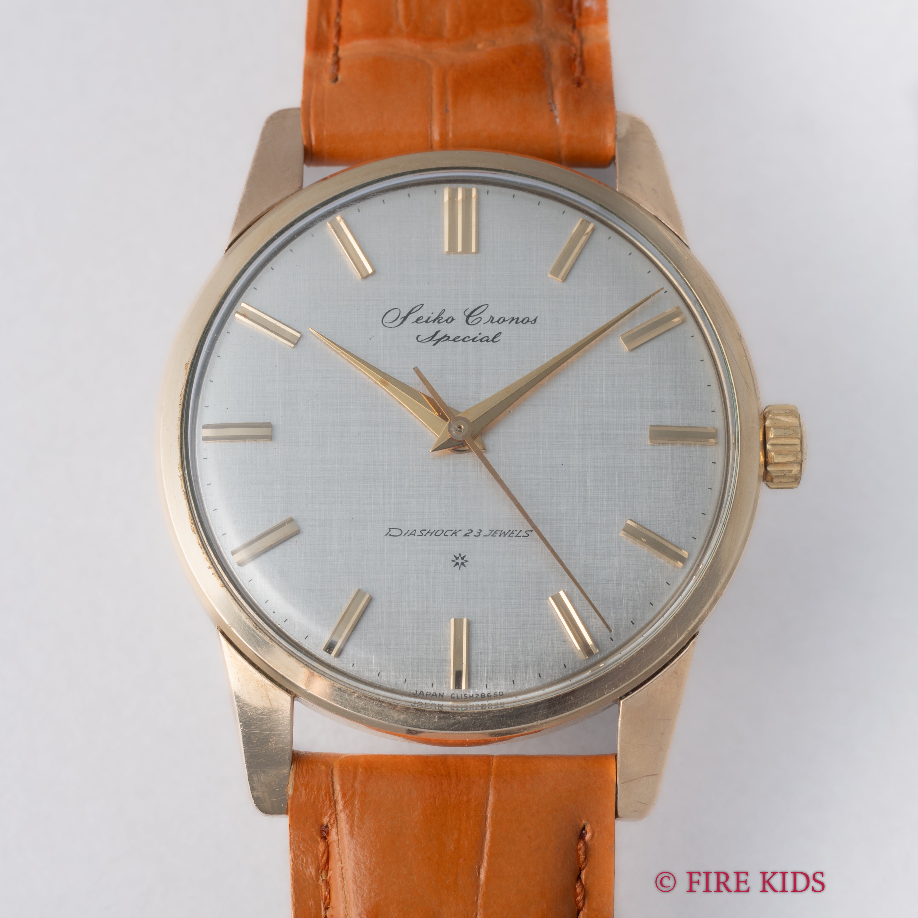 セイコー クロノススペシャル 1963年製 Ref.15033 80ミクロン金張り SDリネンダイヤル