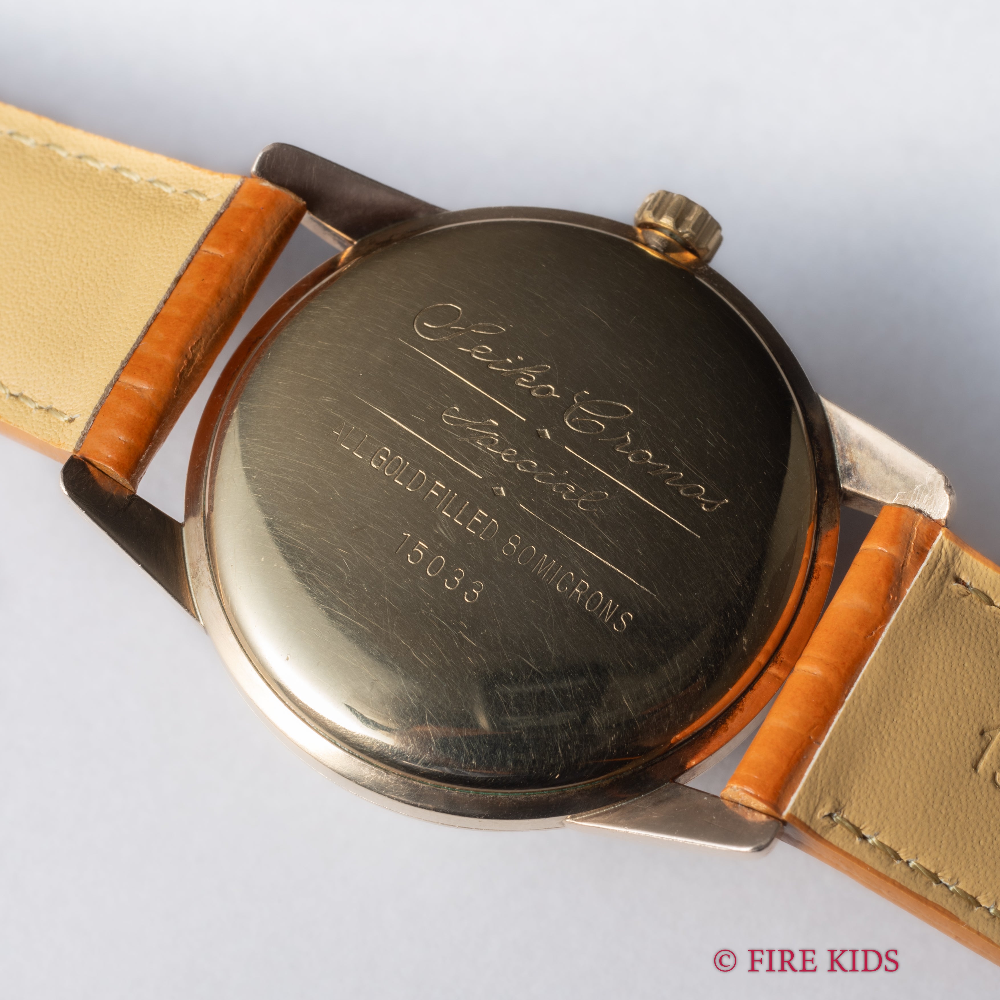 セイコー クロノススペシャル 1963年製 Ref.15033 80ミクロン金張り SDリネンダイヤル