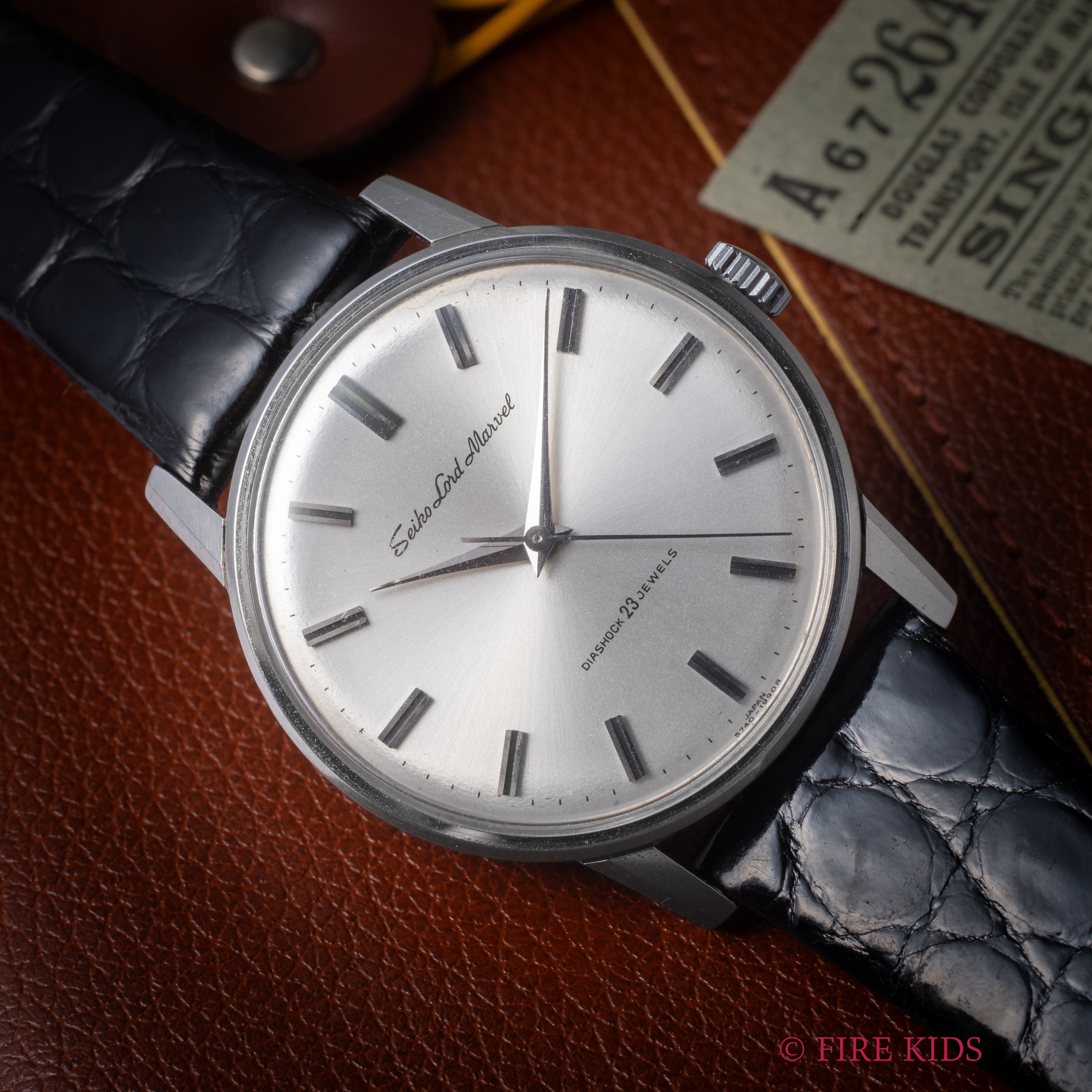 セイコー ロードマーベル 手巻き 1966年製 Ref.5740-1990 ロービート ステンレスケース