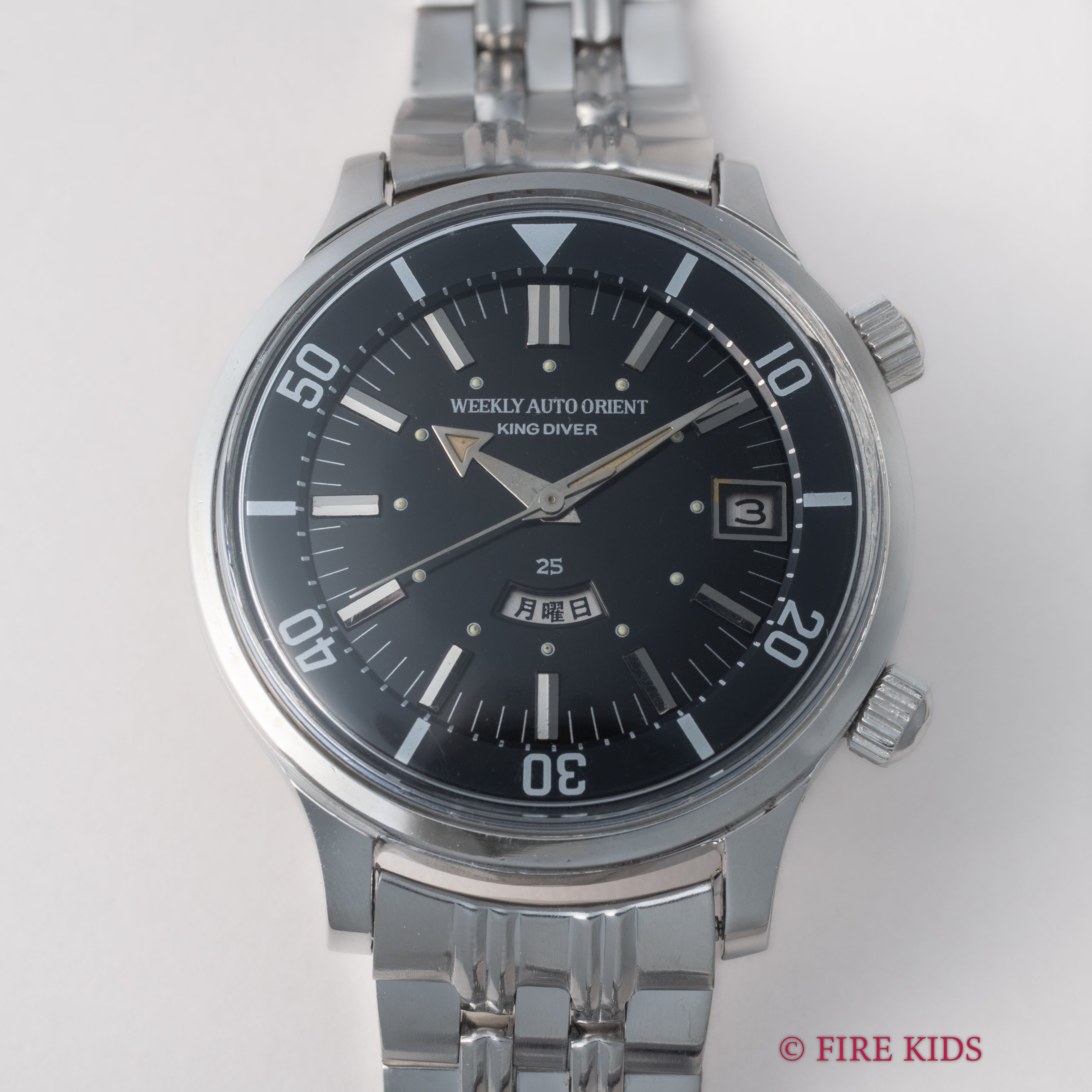 オリエント キングダイバー 1960年代 アローハンド 日本語曜日 Ref.T19410