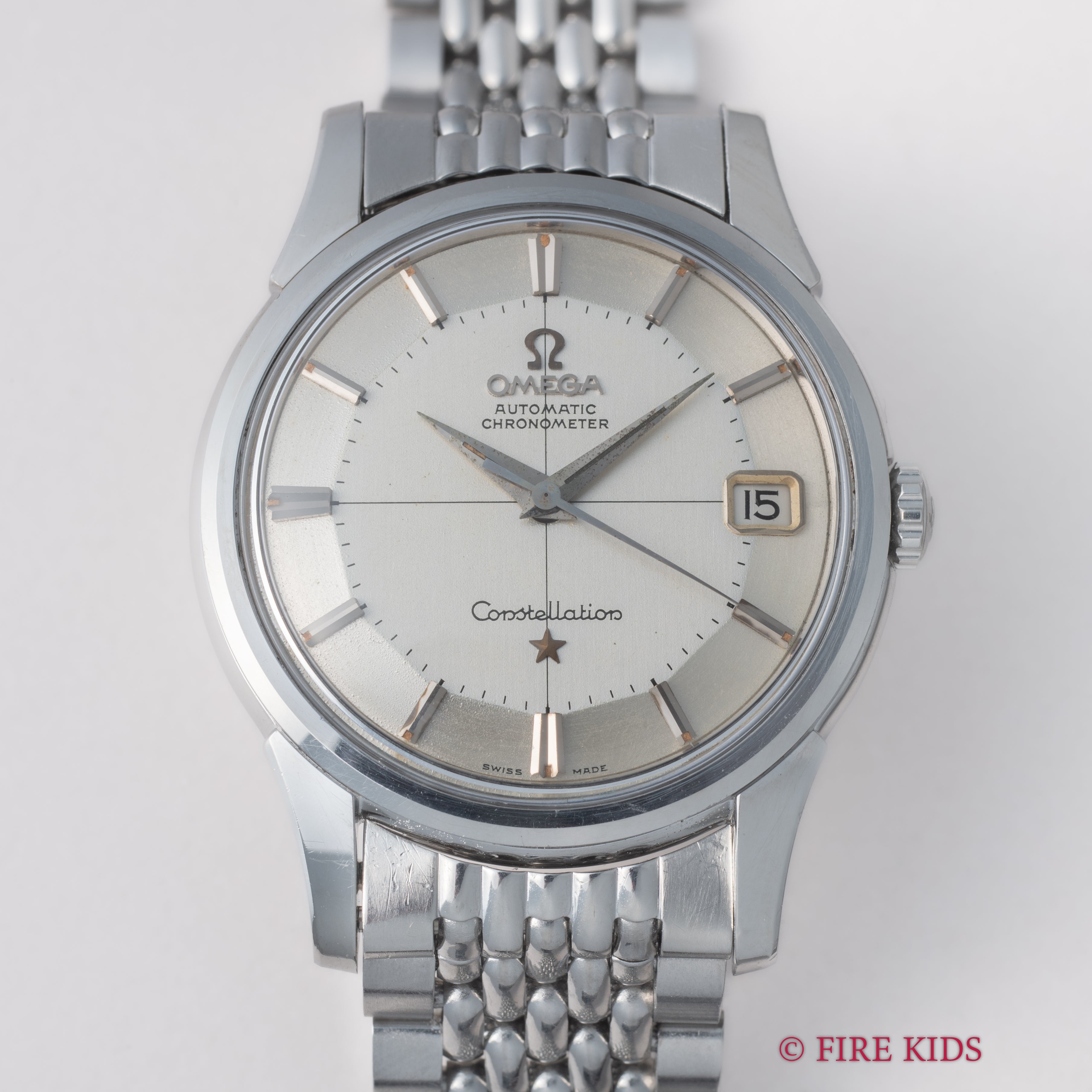 オメガ コンステレーション 12角 1959年製 Ref.14393 8SC シルバーダイヤル 純正ブレス