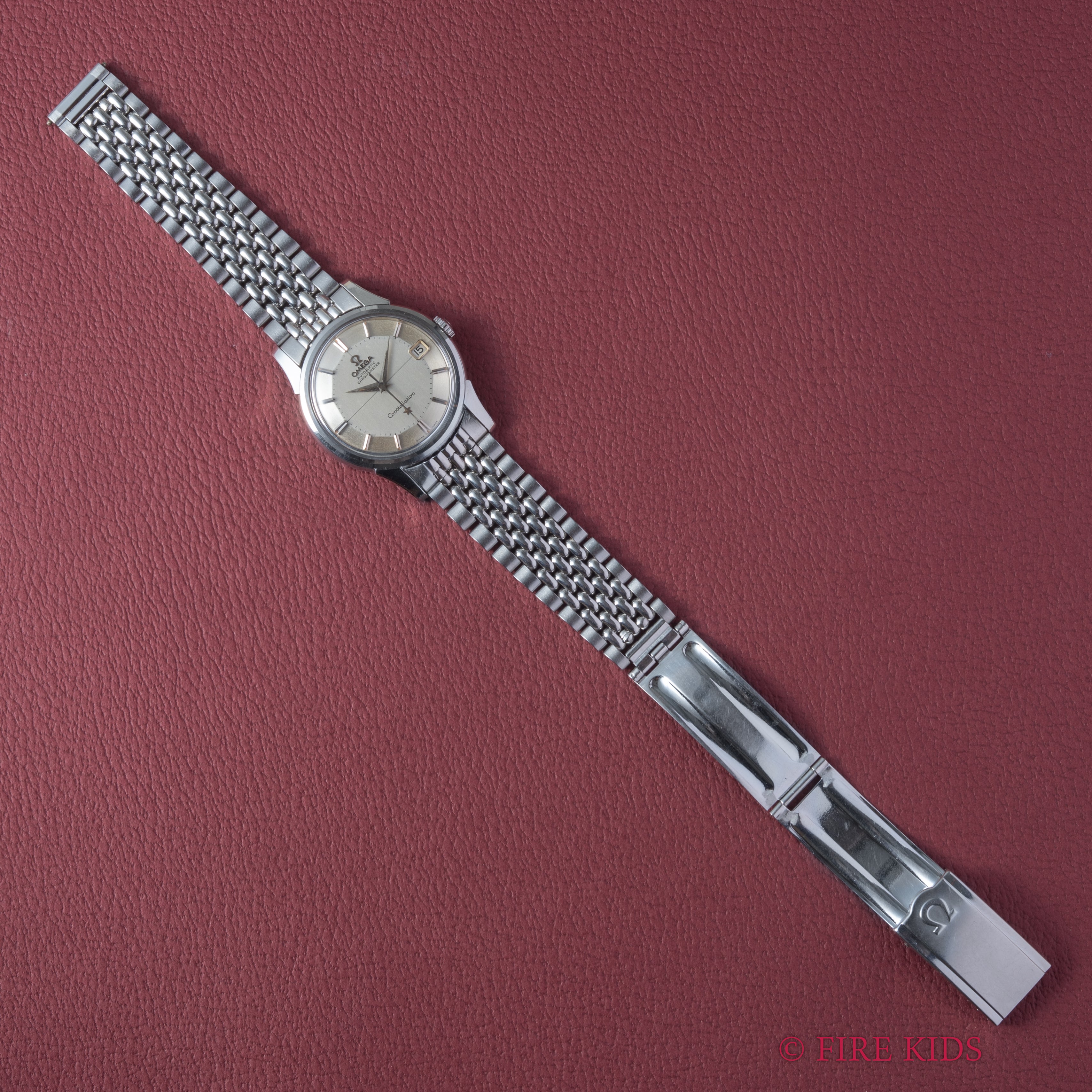 オメガ コンステレーション 12角 1959年製 Ref.14393 8SC シルバーダイヤル 純正ブレス