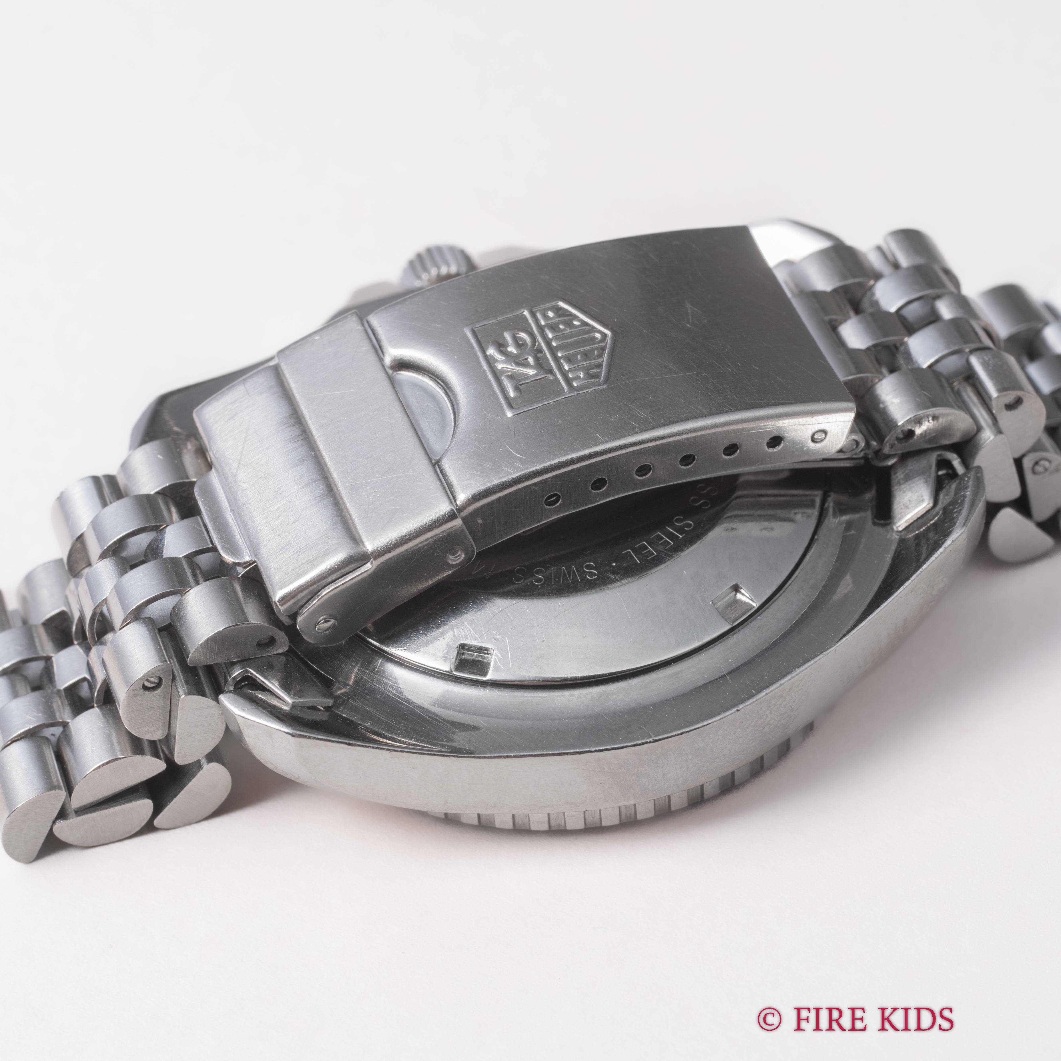 タグホイヤー プロフェッショナルダイバー200m 自動巻 1980年代製 Ref.844/5 純正ステンレスブレス