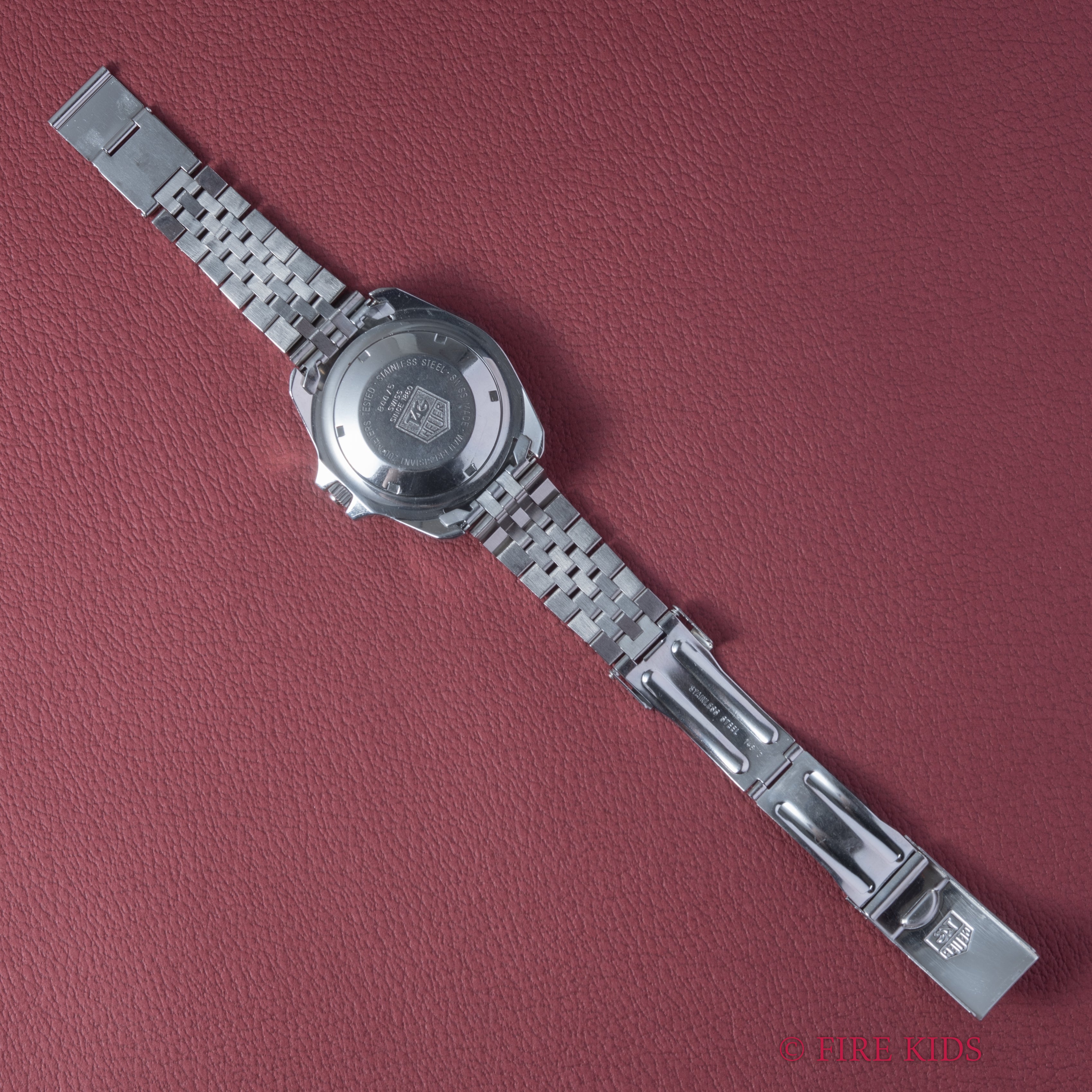 タグホイヤー プロフェッショナルダイバー200m 自動巻 1980年代製 Ref.844/5 純正ステンレスブレス