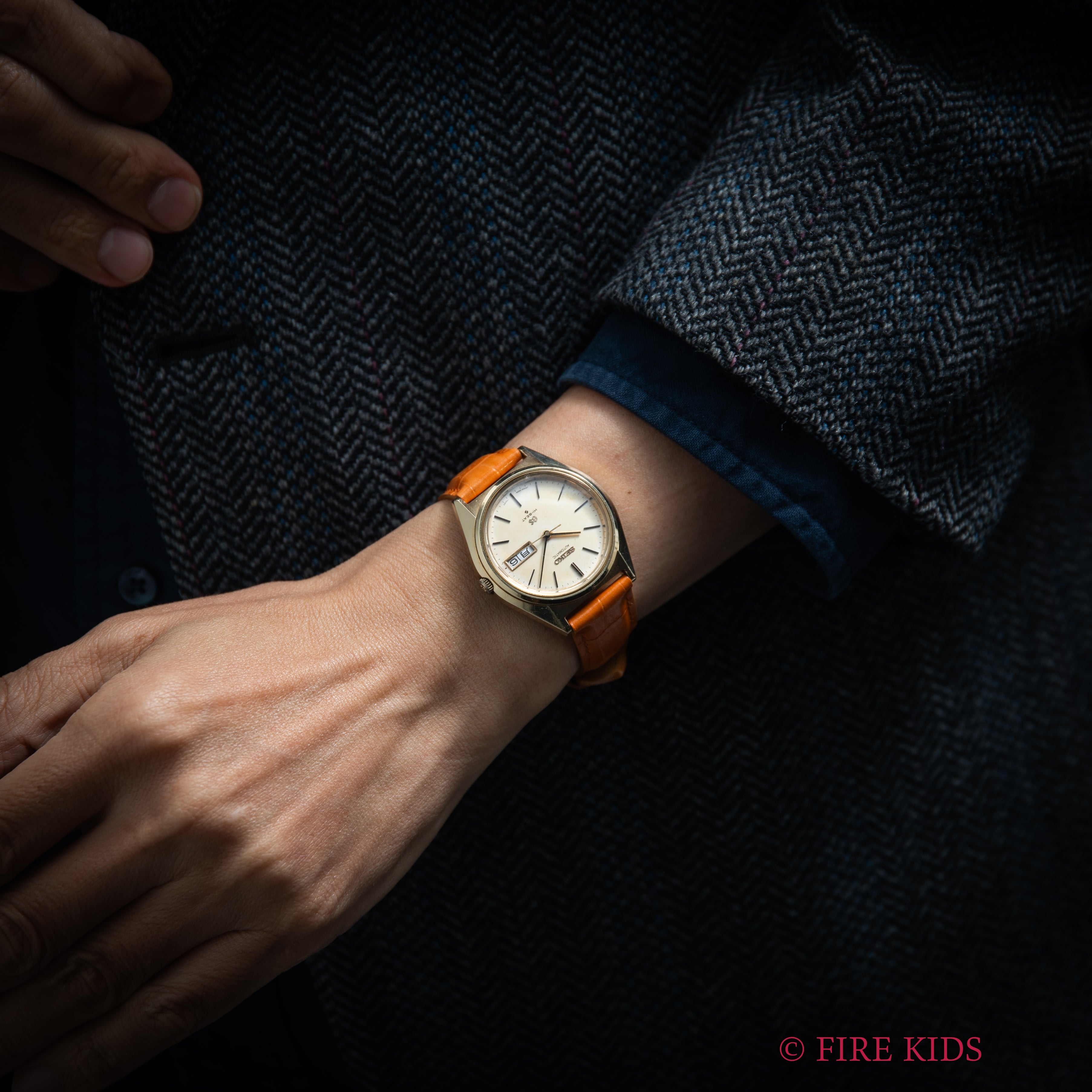 グランドセイコー 1970年製 Ref.5646-7010 56GS CAP GOLD デイデイト パティーナダイヤル