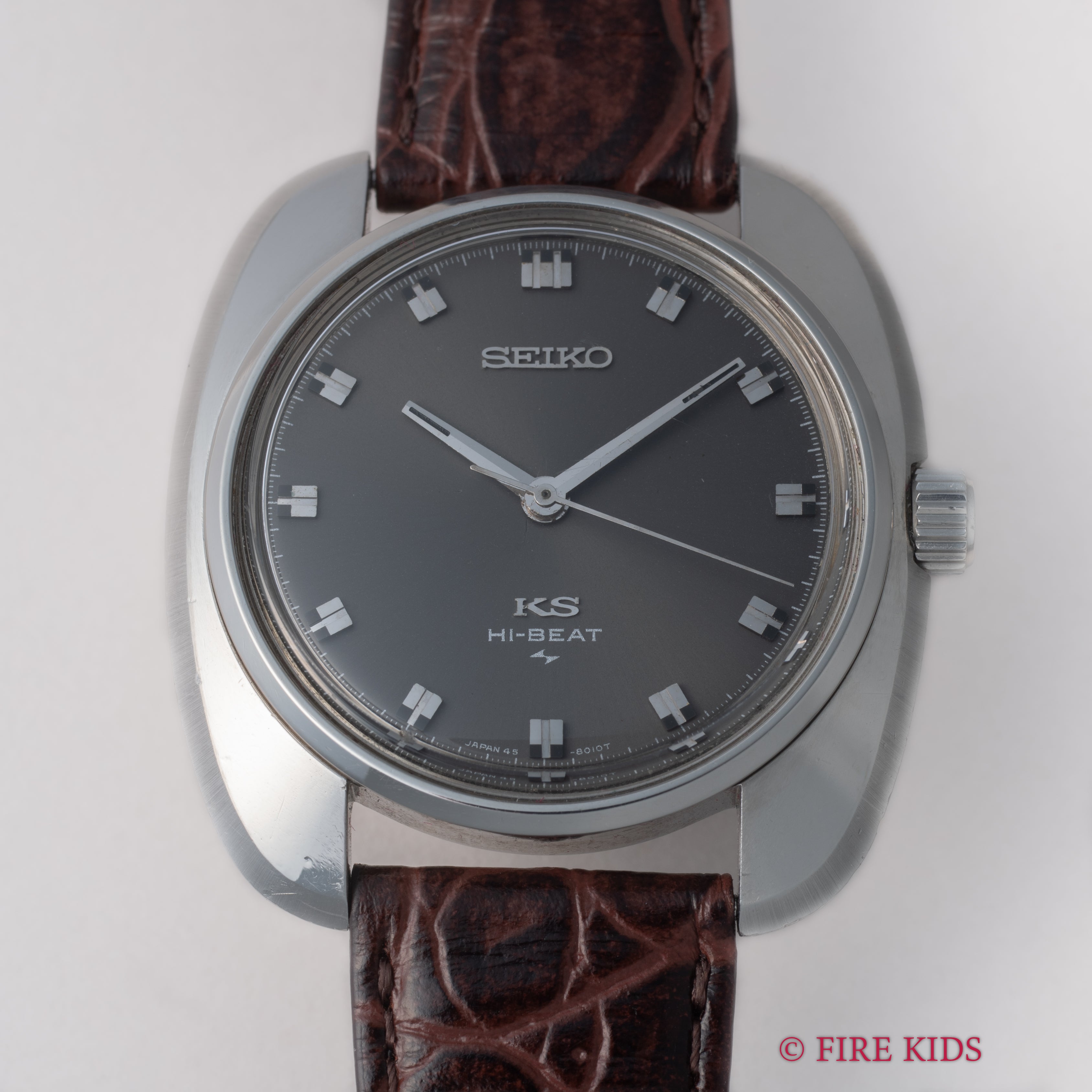 キングセイコー ハイビート 1969年製 Ref.45-8000 グレーダイヤル 10振動手巻き