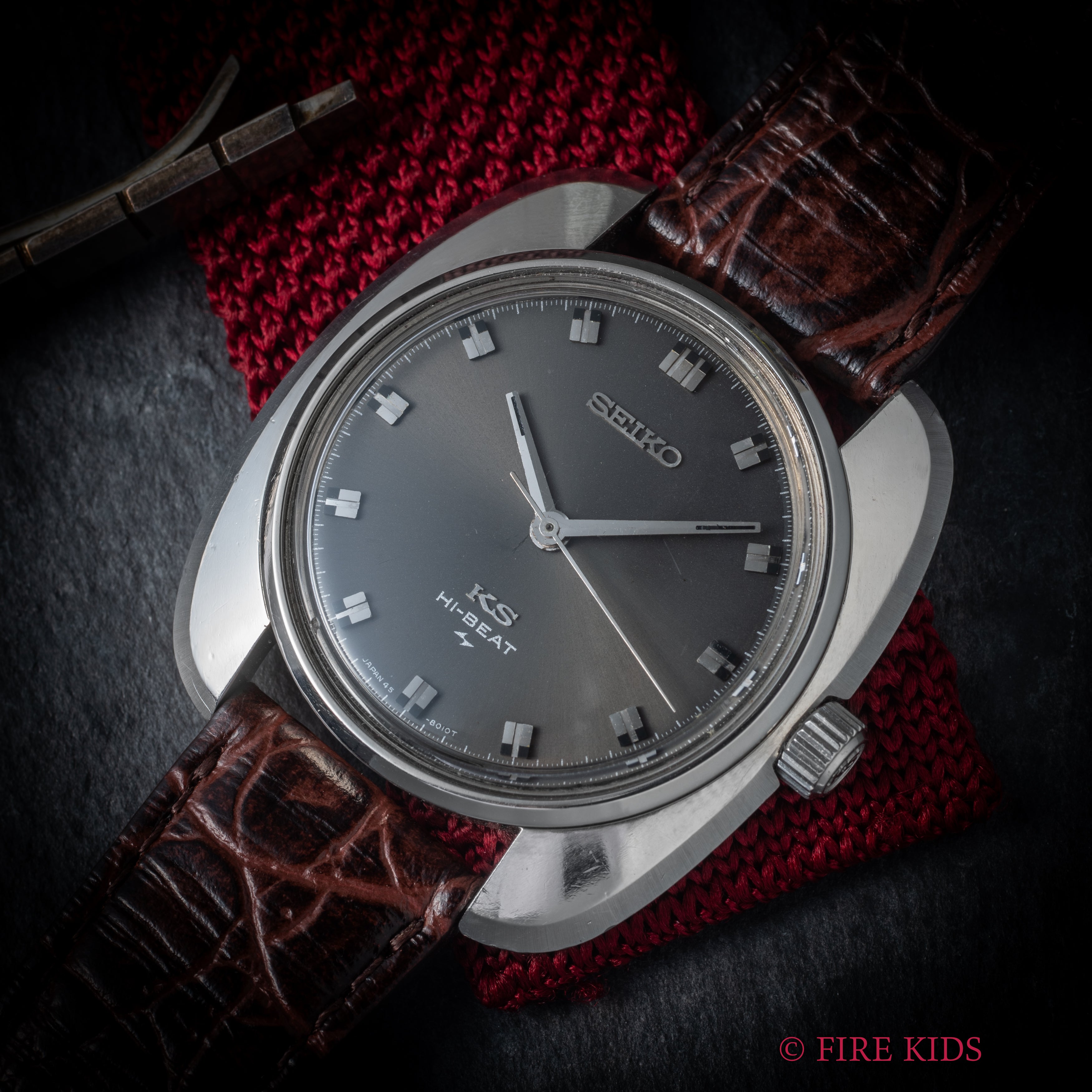 キングセイコー ハイビート 1969年製 Ref.45-8000 グレーダイヤル 10振動手巻き