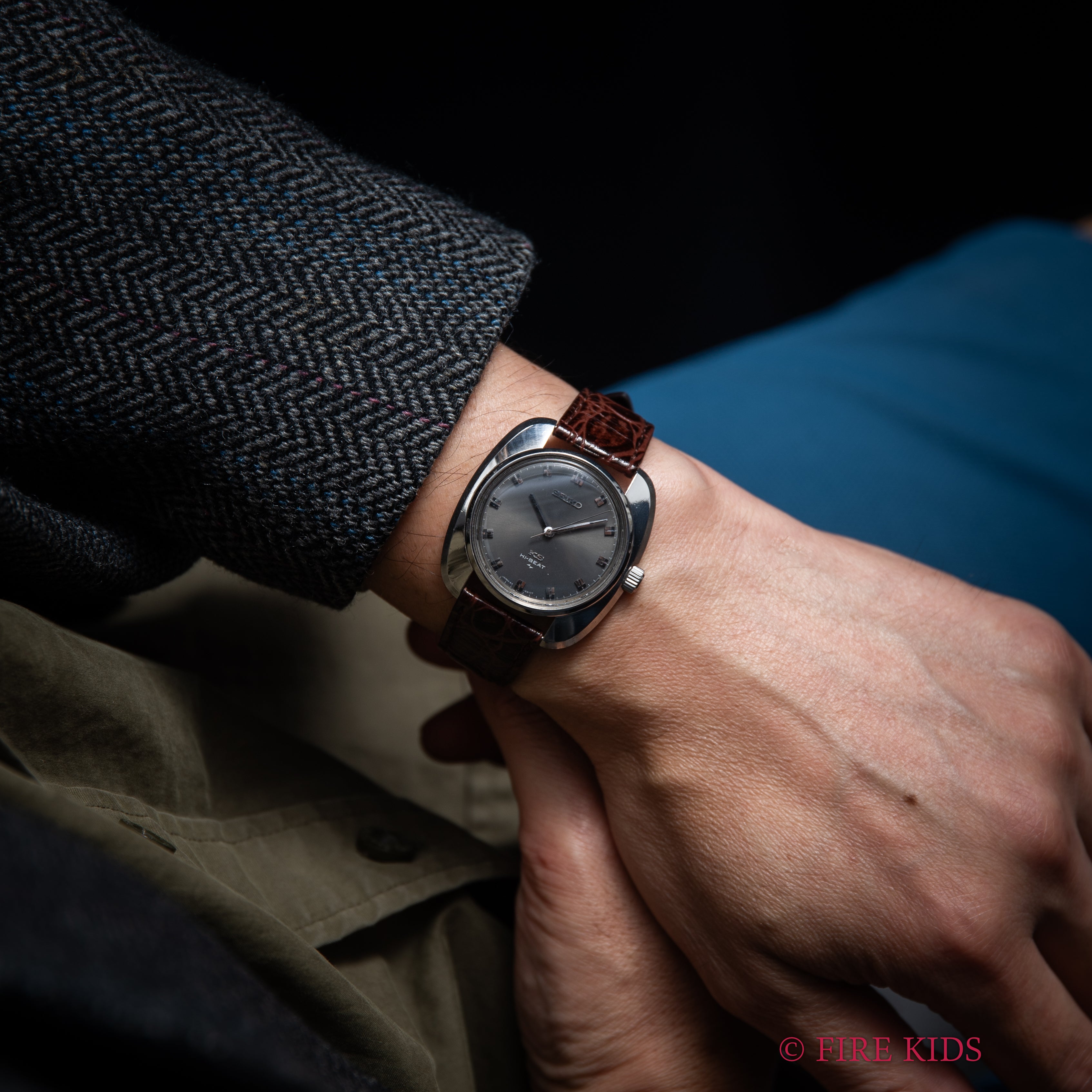 キングセイコー ハイビート 1969年製 Ref.45-8000 グレーダイヤル 10振動手巻き