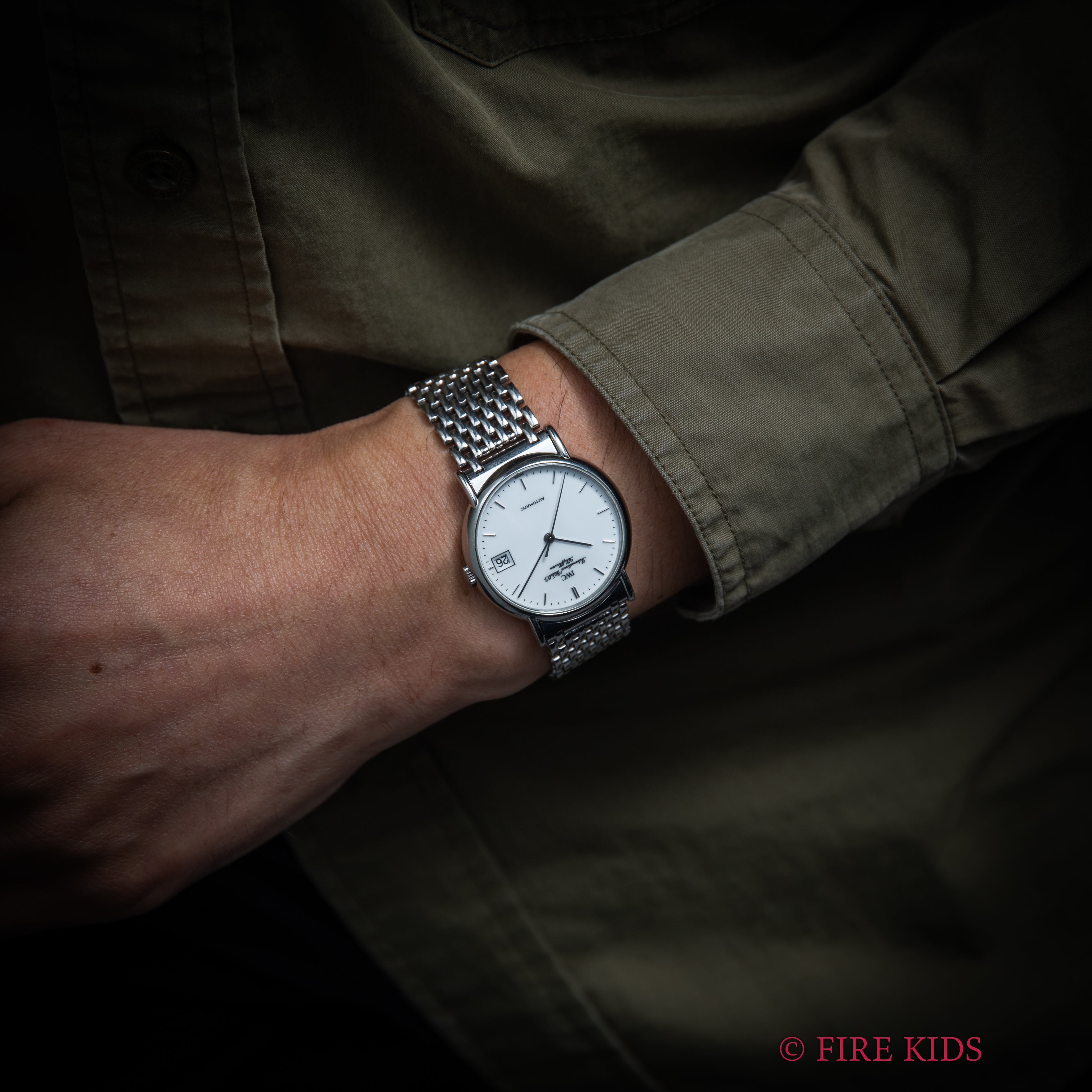 IWC ポートフィノ 2000年製(平成12年製)自動巻 ホワイトエナメルダイヤル 純正ブレス付き