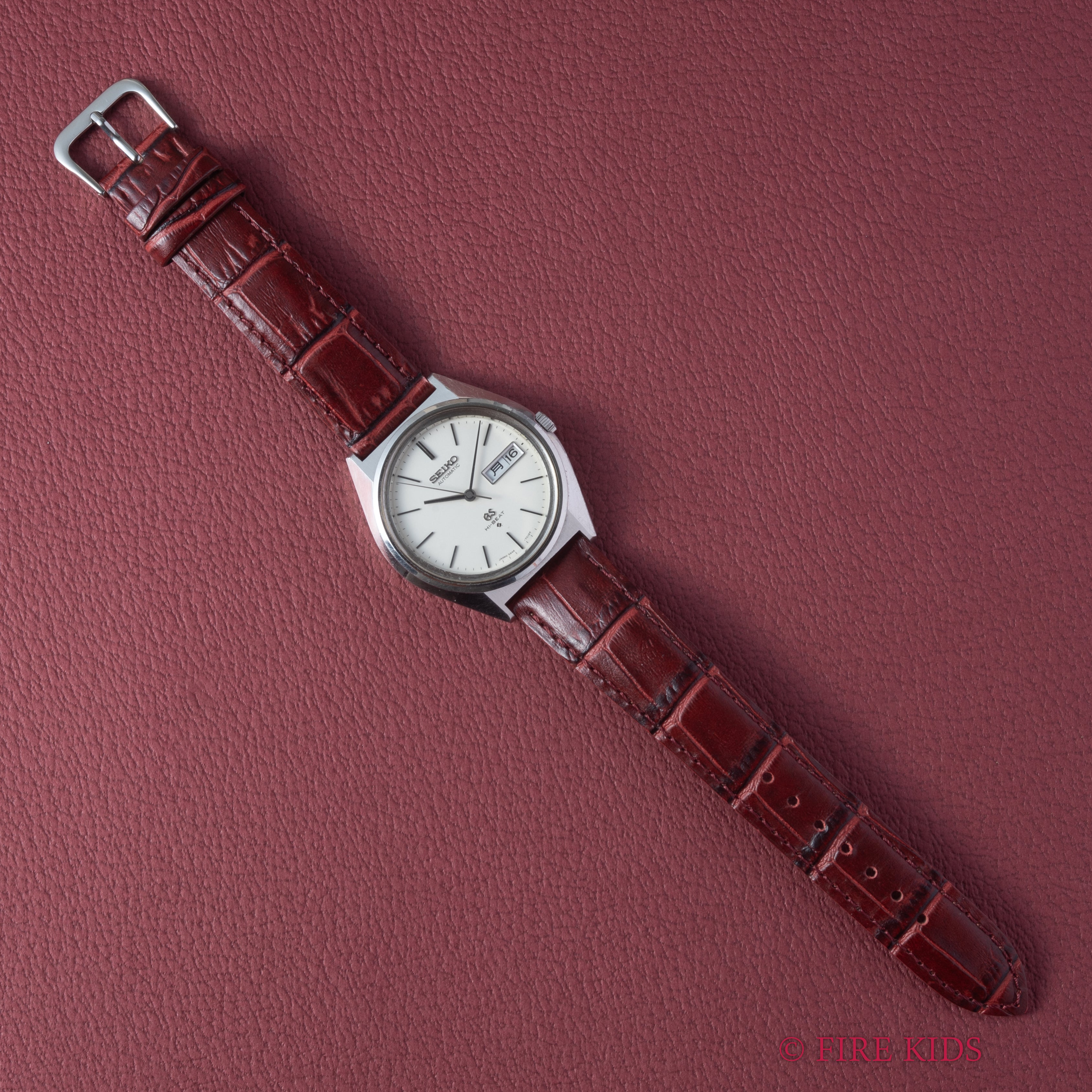 グランドセイコー 1971年製 Ref.5646-7010 56GS デイデイト ハイビート自動巻き アイボリー ダイヤル