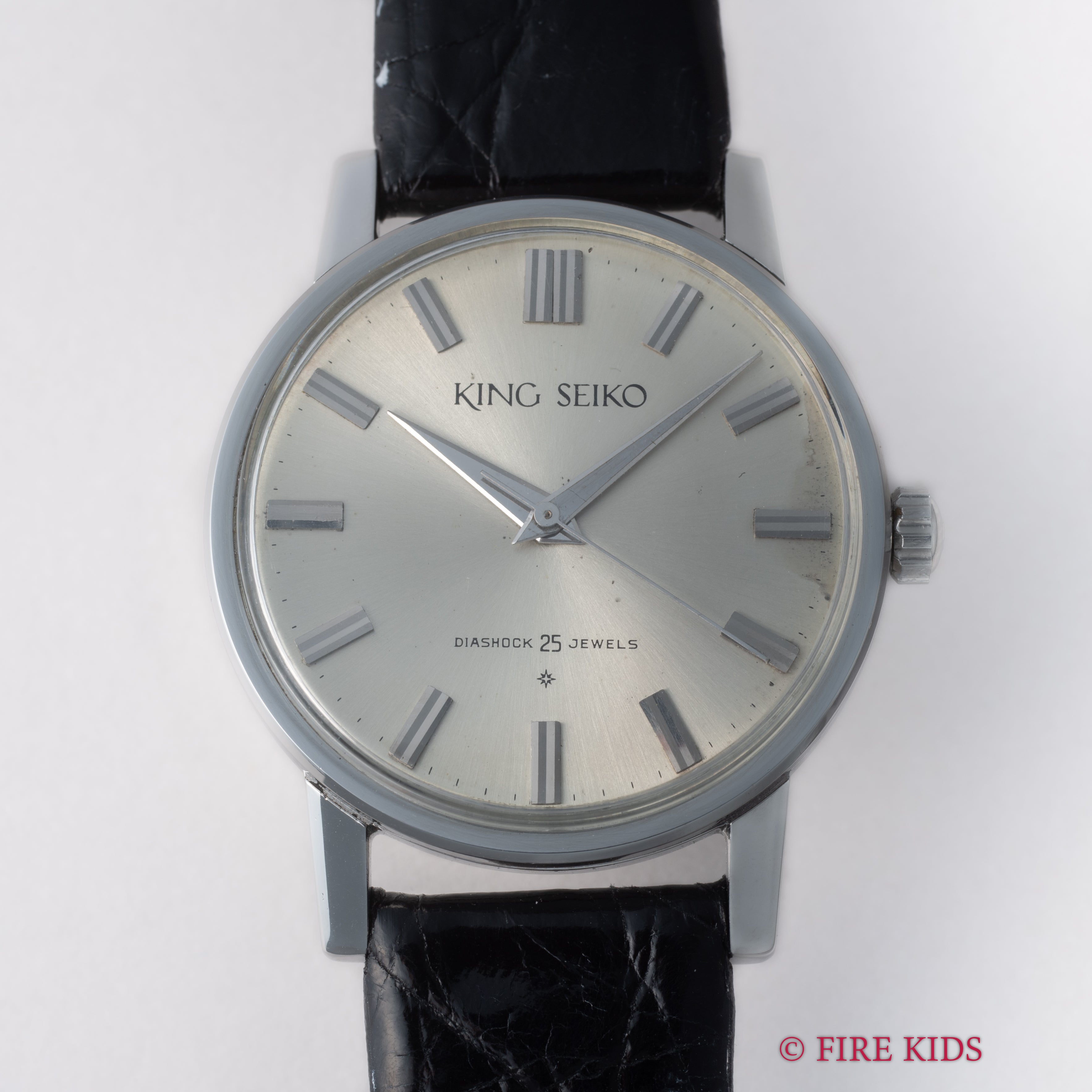 キングセイコーファーストモデル ADダイヤル 1962年製 ステンレスケース 手巻 Ref.J14102E KS