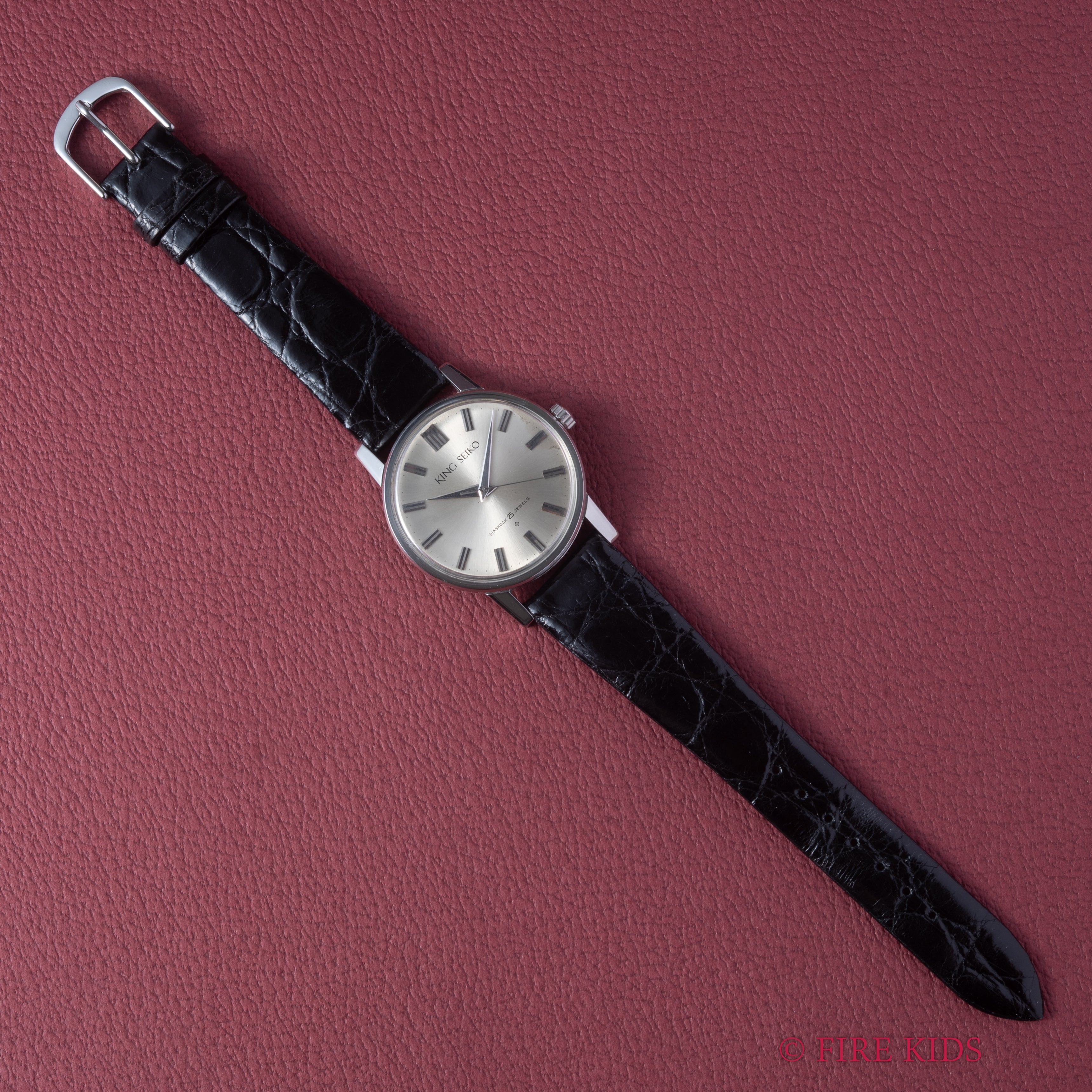 キングセイコーファーストモデル ADダイヤル 1962年製 ステンレスケース 手巻 Ref.J14102E KS