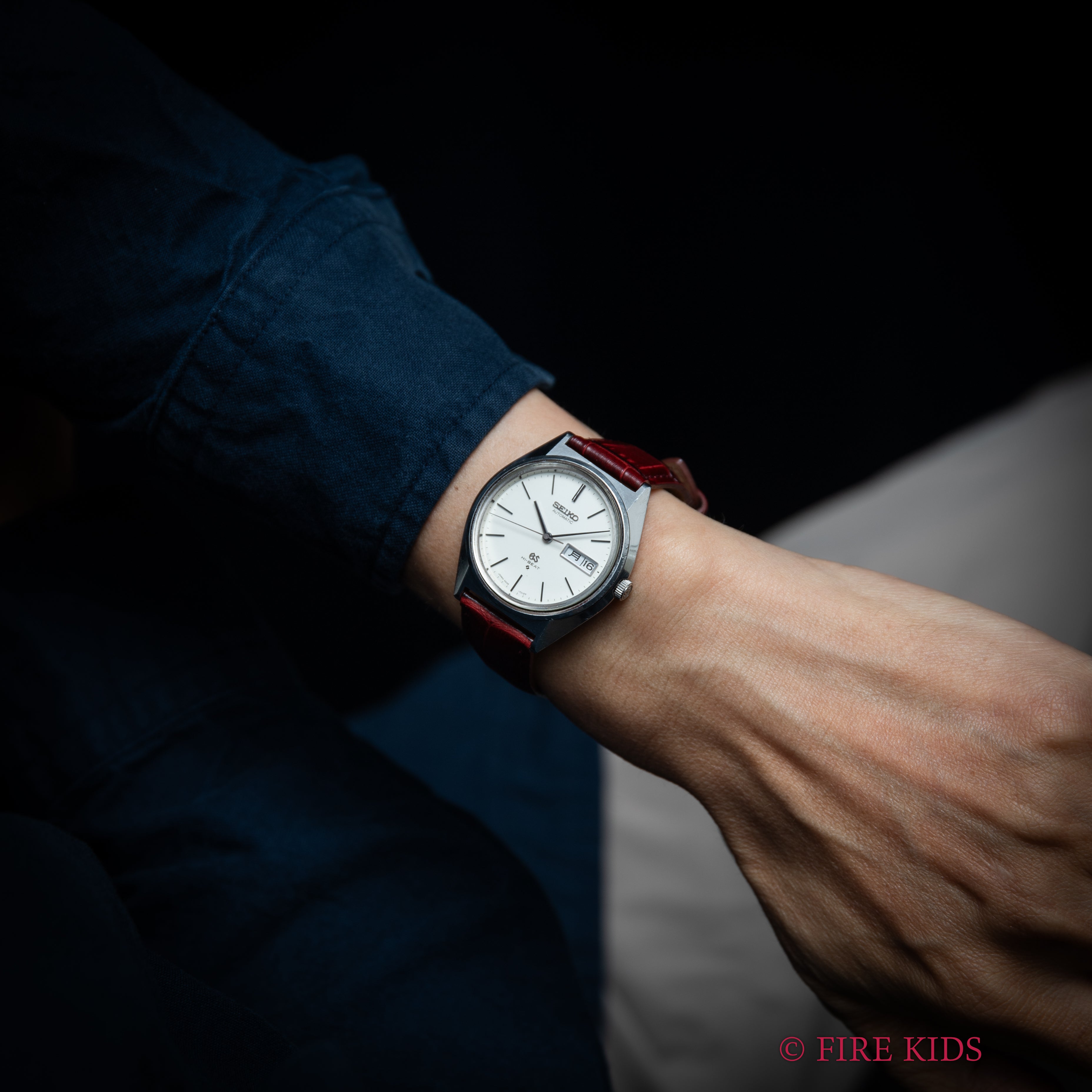 グランドセイコー 1971年製 Ref.5646-7010 56GS デイデイト ハイビート自動巻き アイボリー ダイヤル