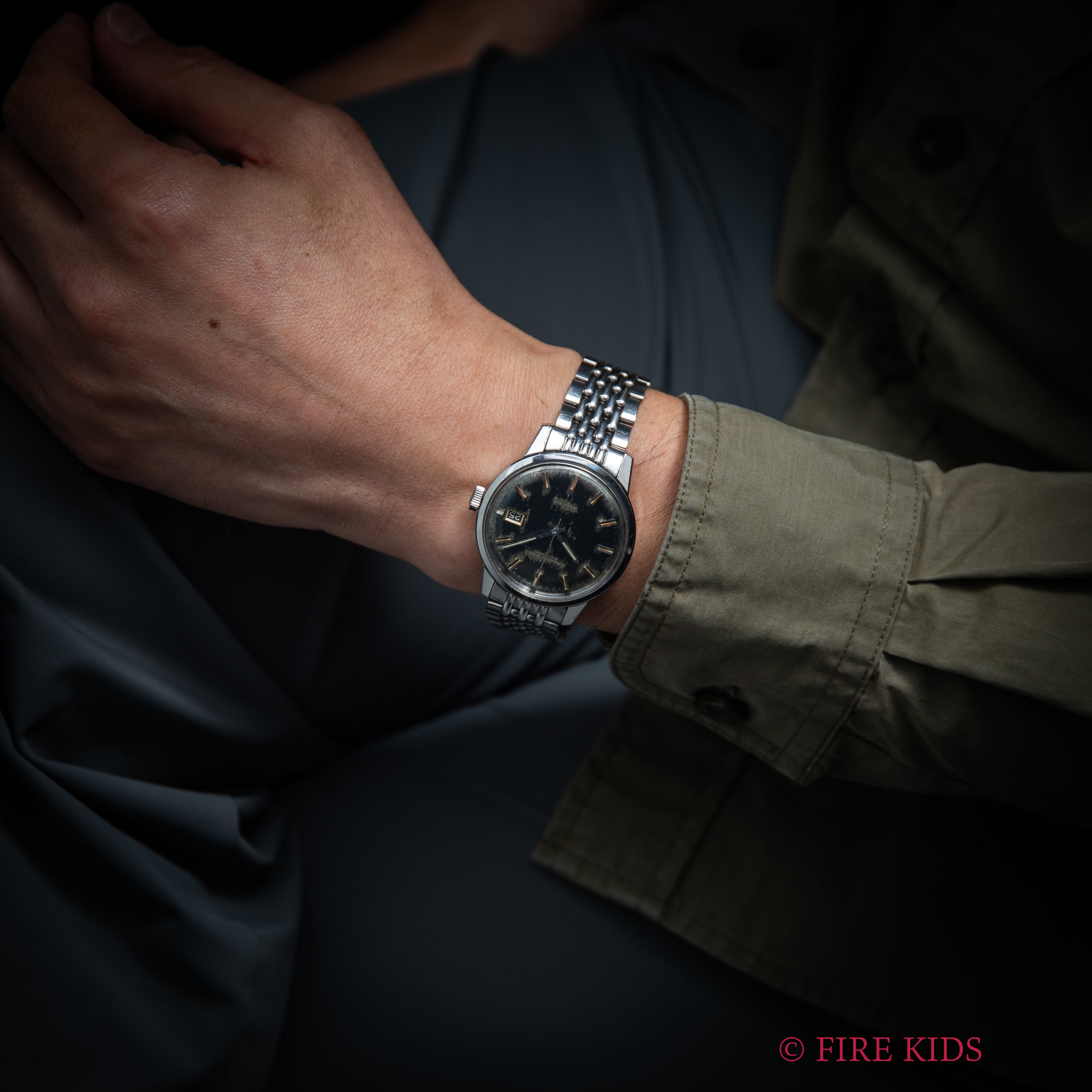 IWC インヂュニア ジャンボ Ref.866A パティーナダイヤル 1969年製 純正GFブレス