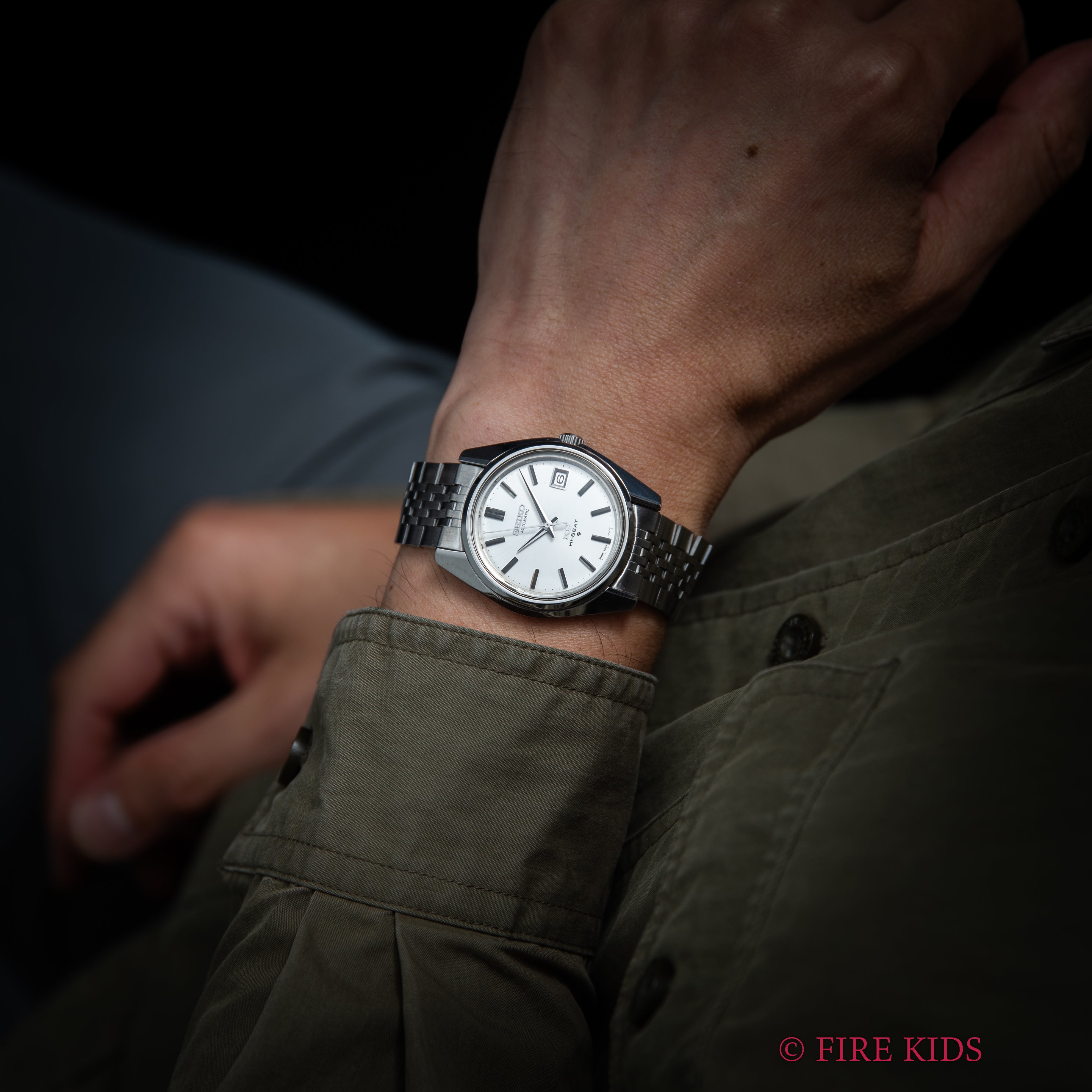 キングセイコー ハイビート自動巻き 1970年製 Ref.5625-7000 56KS 純正ブレス付き