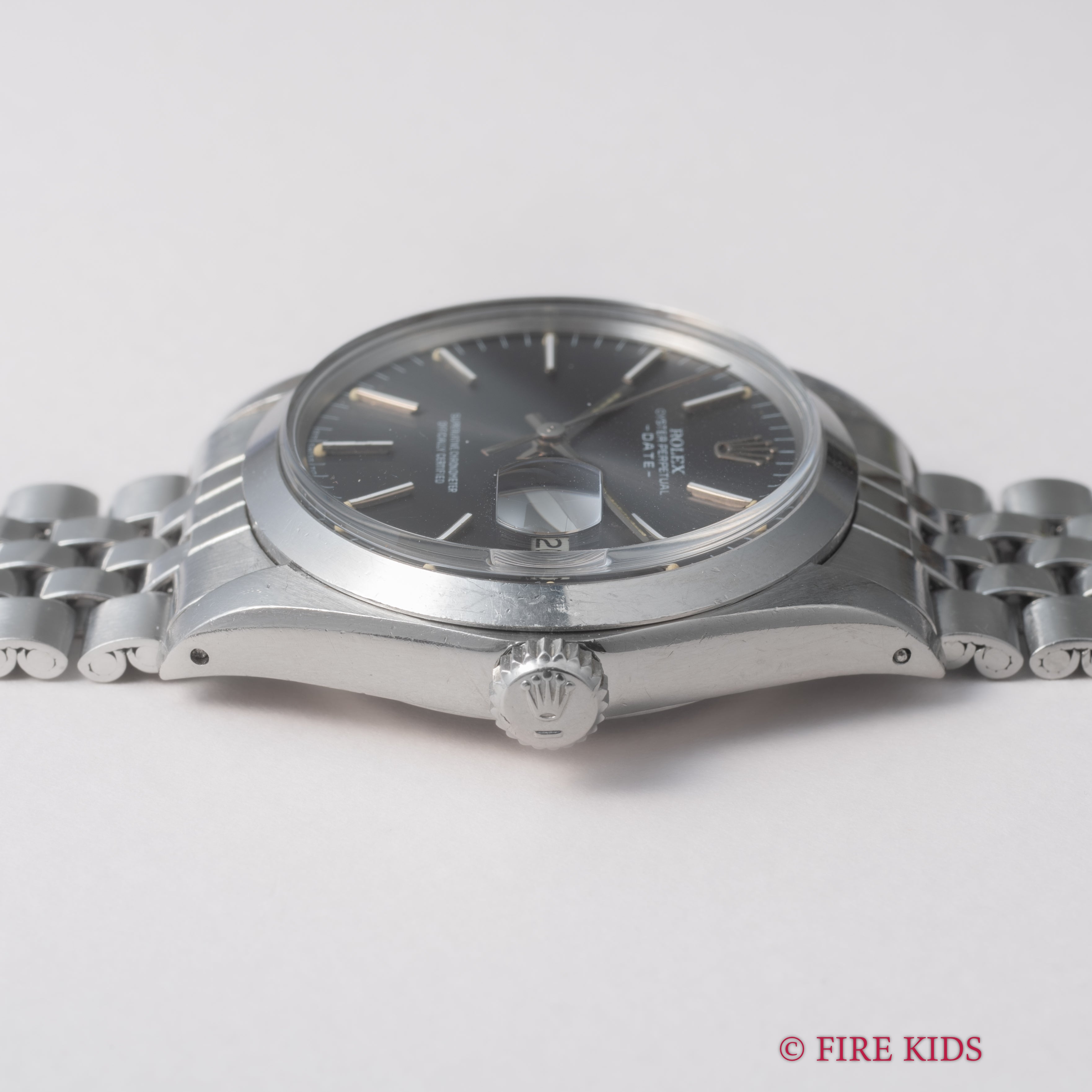 ロレックス 1971年製 オイスターパーペチュアルデイト Ref.1500 グレーダイヤル 純正ジュビリーブレス