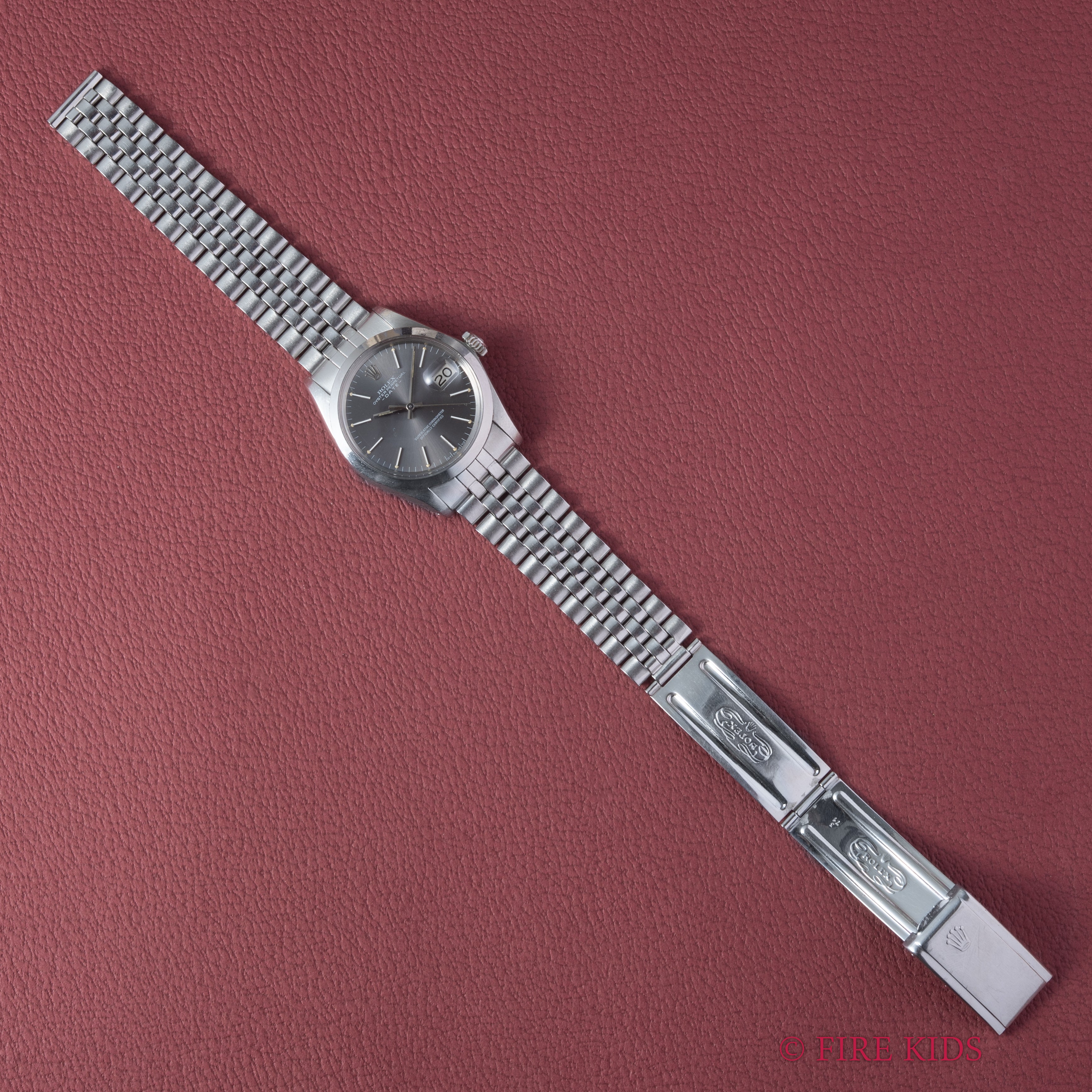 ロレックス 1971年製 オイスターパーペチュアルデイト Ref.1500 グレーダイヤル 純正ジュビリーブレス