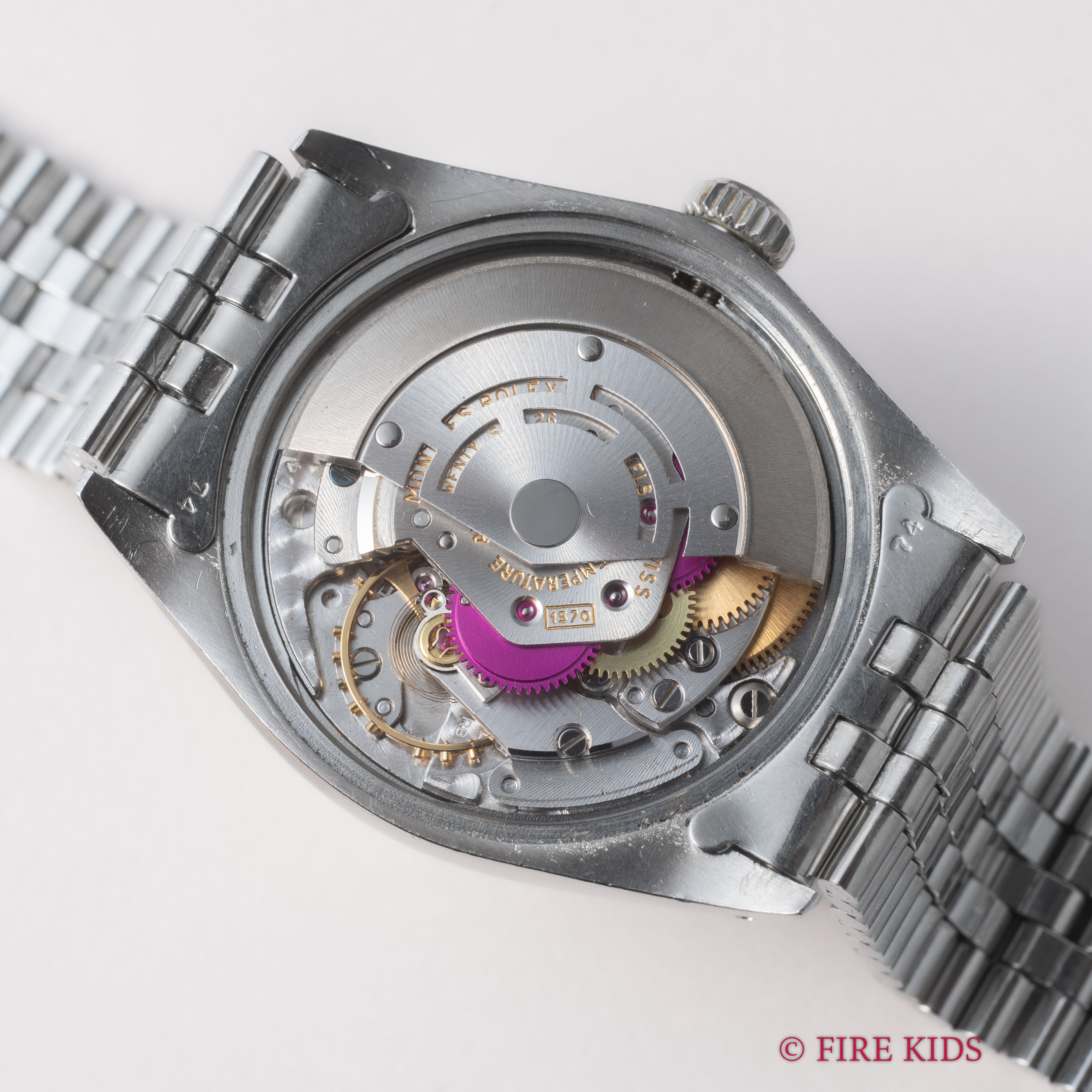 ロレックス 1971年製 オイスターパーペチュアルデイト Ref.1500 グレーダイヤル 純正ジュビリーブレス