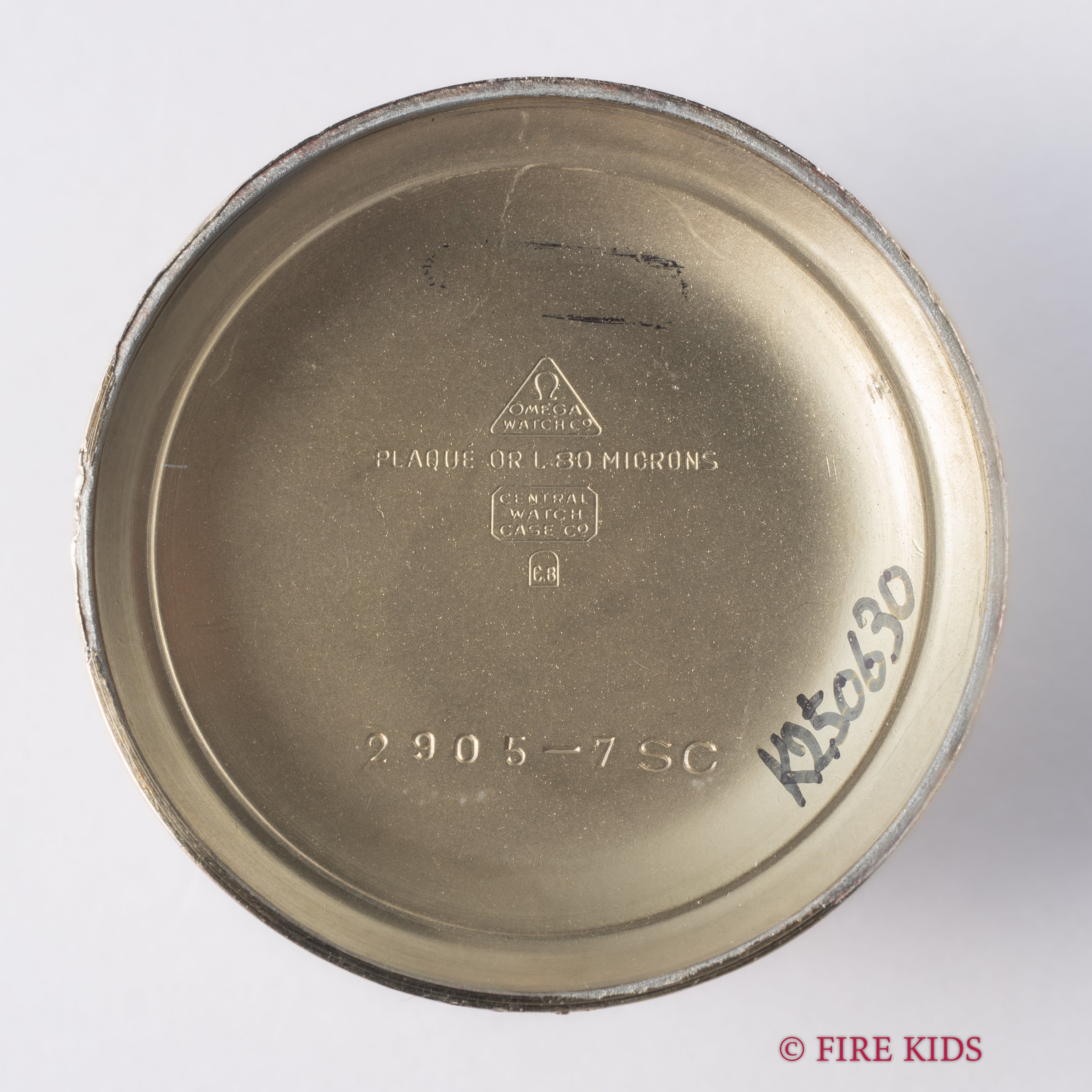 オメガ ラウンドケース 30mmキャリバー 手巻き 1958年製 GFケース Ref.2905-7SC Cal.284