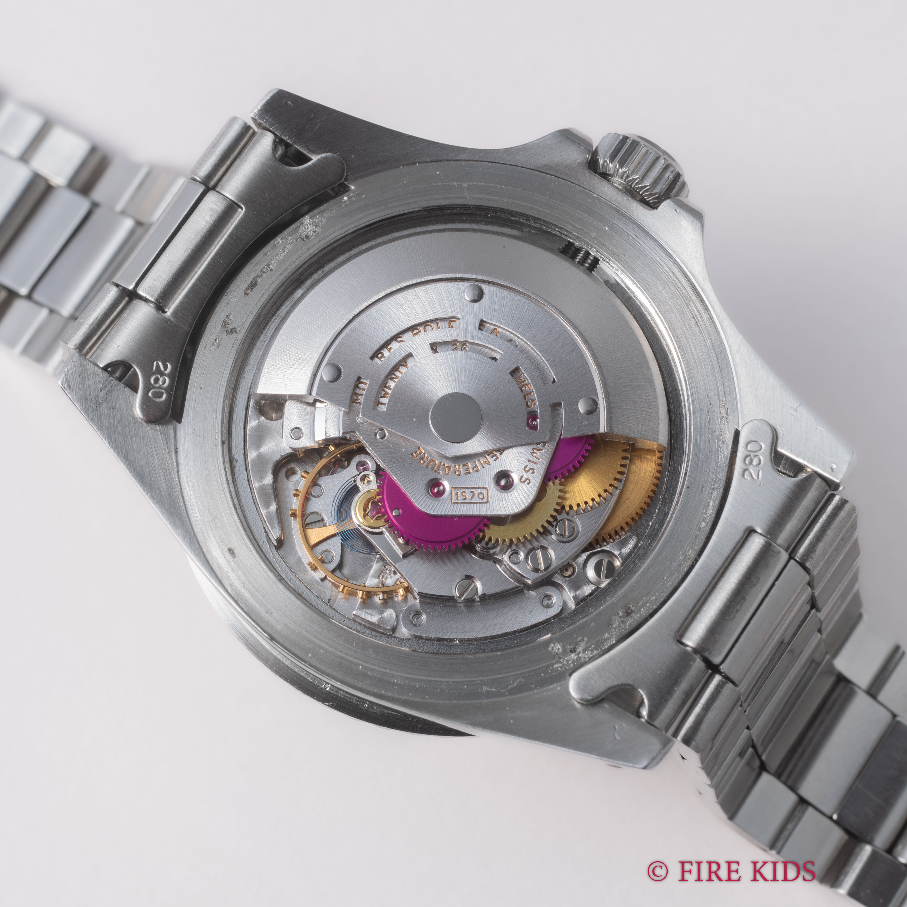 ロレックス サブマリーナ 赤サブ 1971年製 Ref.1680 マーク4ダイヤル オリジナルブレス