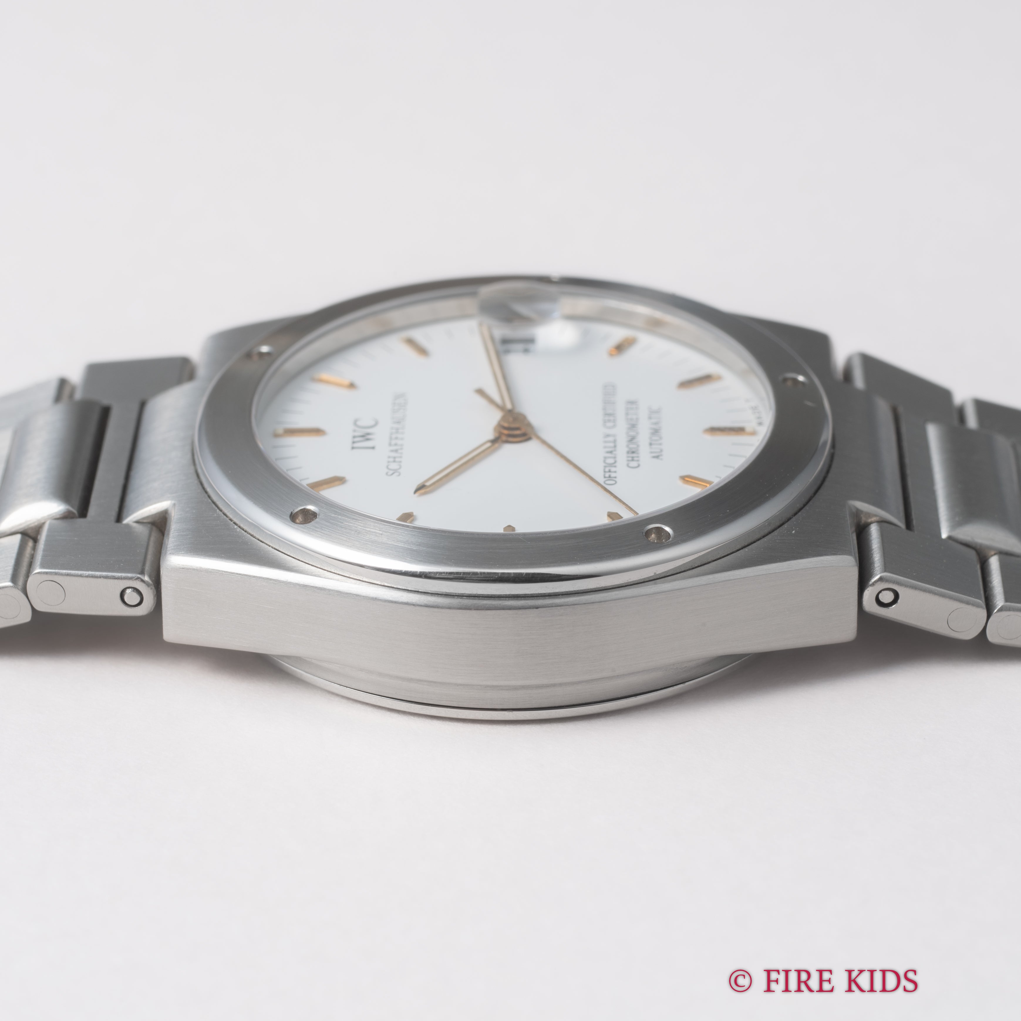 IWC インヂュニア 1993年製 Ref.3521 ジェンタデザイン 耐磁時計 自動巻クロノメーター トリチウム