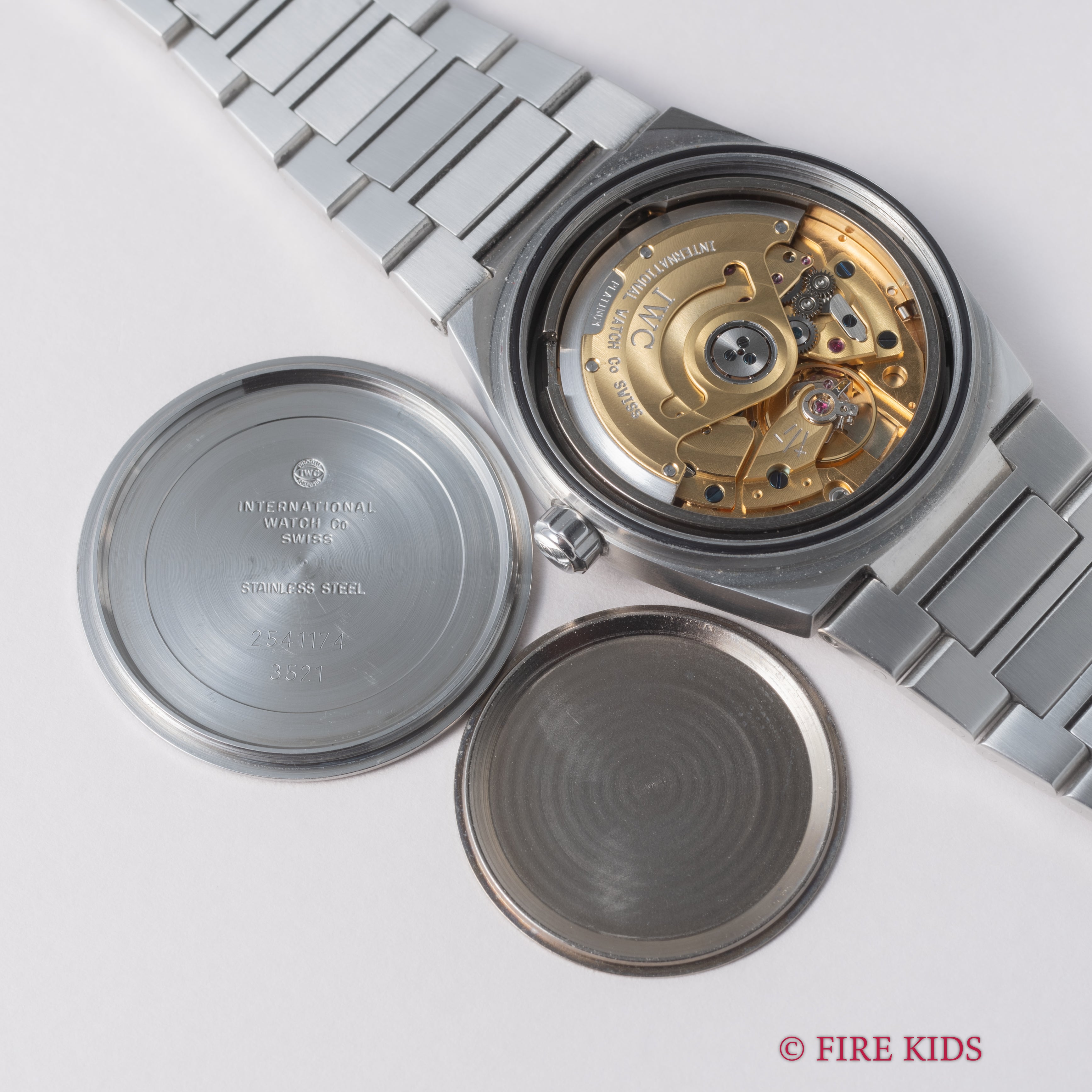 IWC インヂュニア 1993年製 Ref.3521 ジェンタデザイン 耐磁時計 自動巻クロノメーター トリチウム