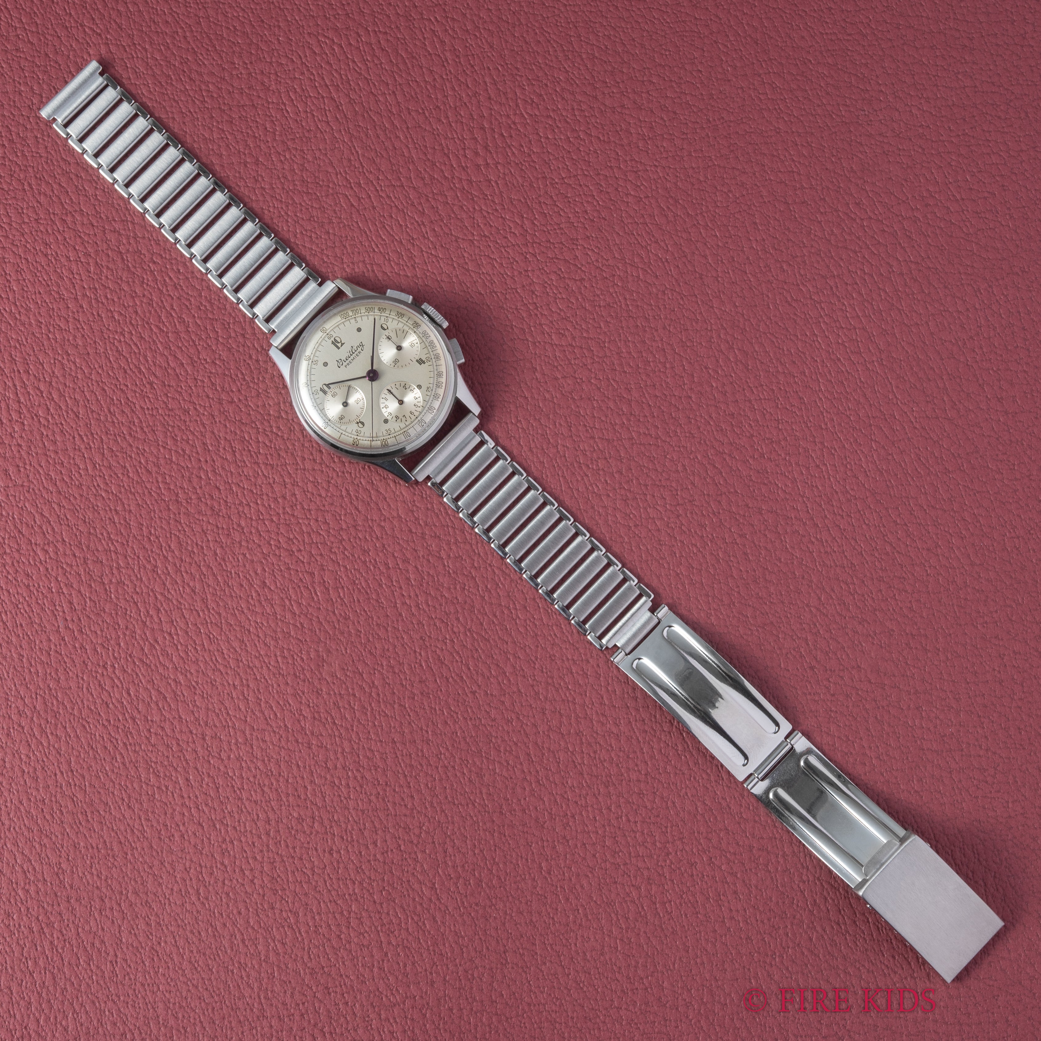 ブライトリング プレミエ Ref.787 1945年製 Cal.178 手巻き 3レジスタークロノグラフ