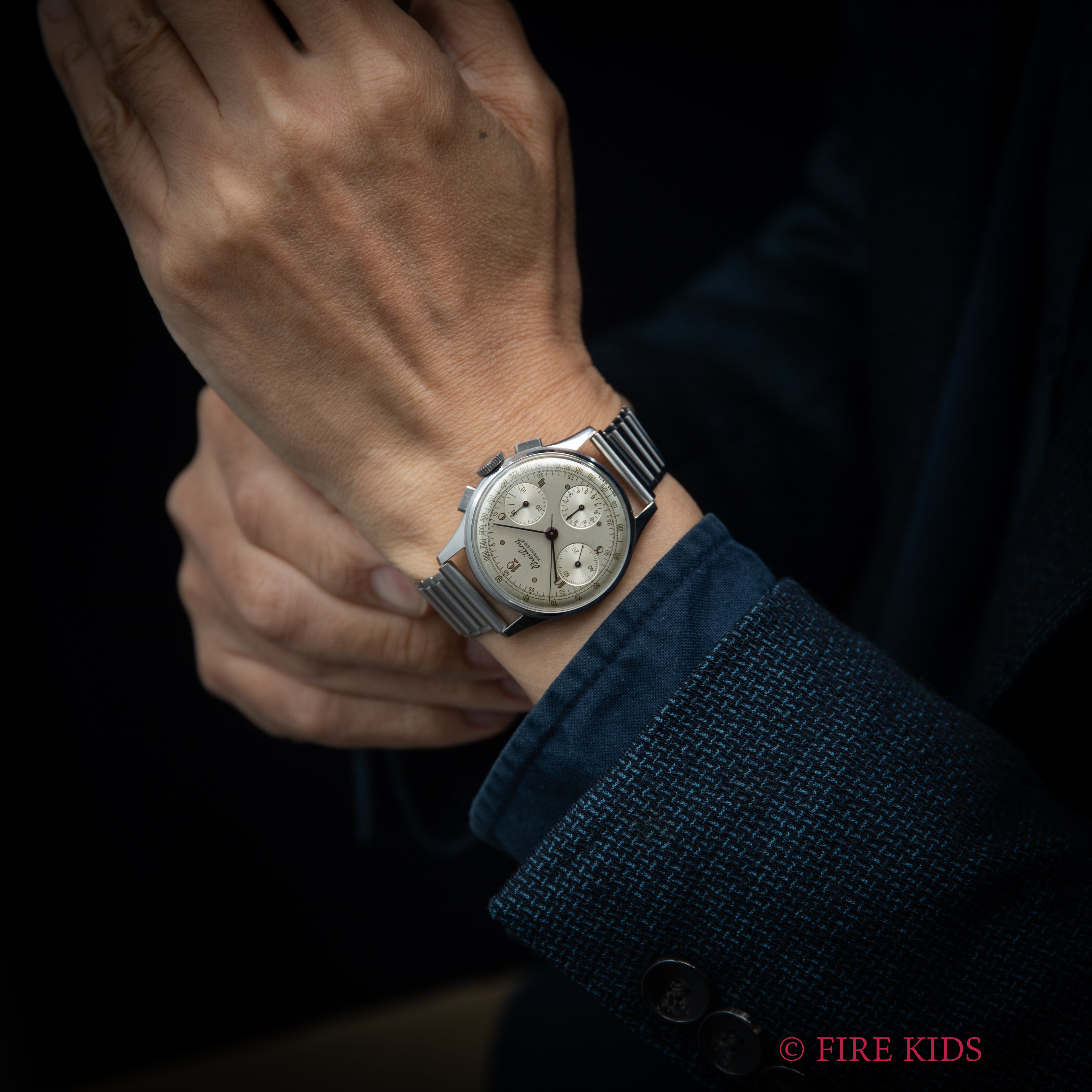 ブライトリング プレミエ Ref.787 1945年製 Cal.178 手巻き 3レジスタークロノグラフ