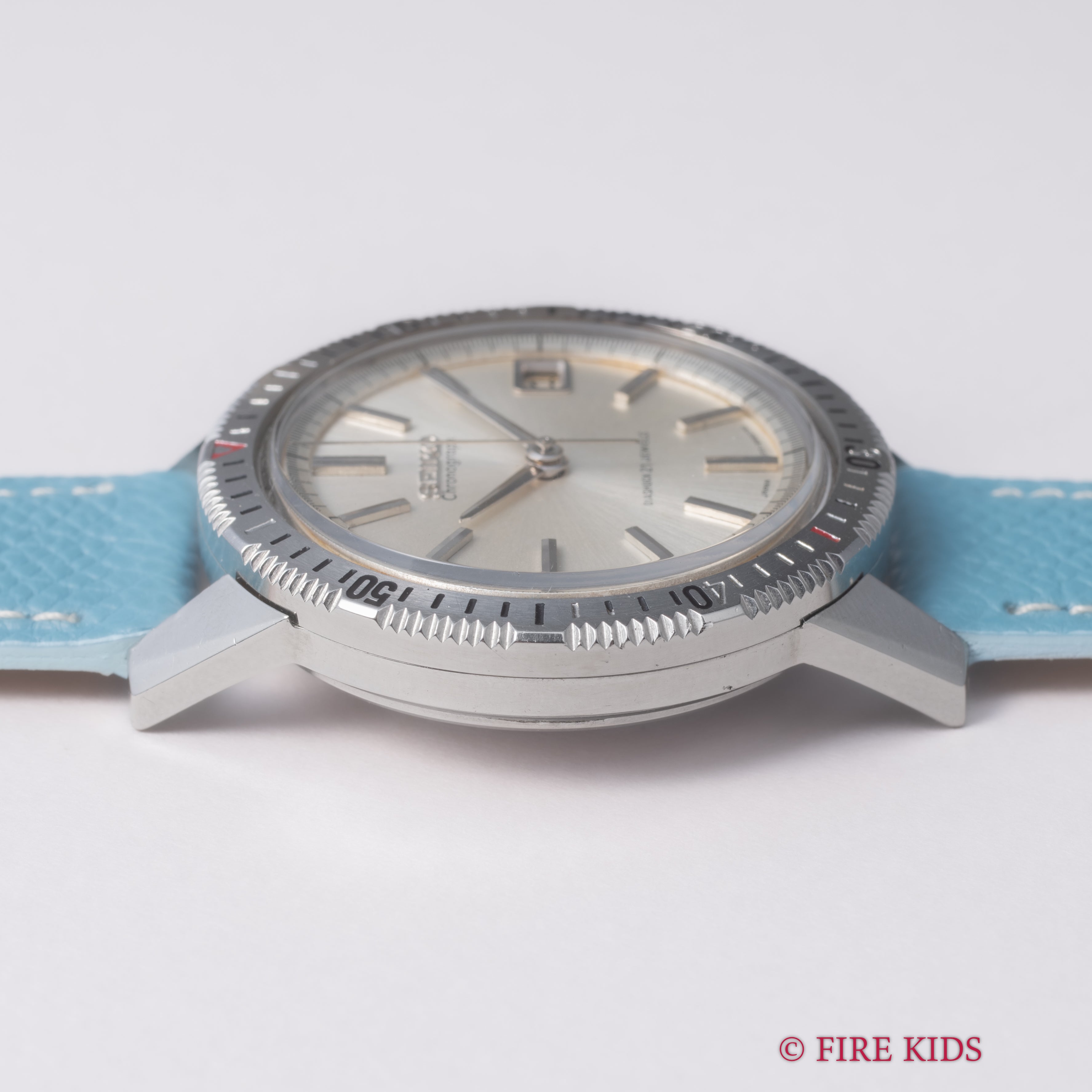 セイコー ワンプッシュクロノ 1964年製 Ref.5717-8990 手巻き カレンダー付き ステンレスベゼル