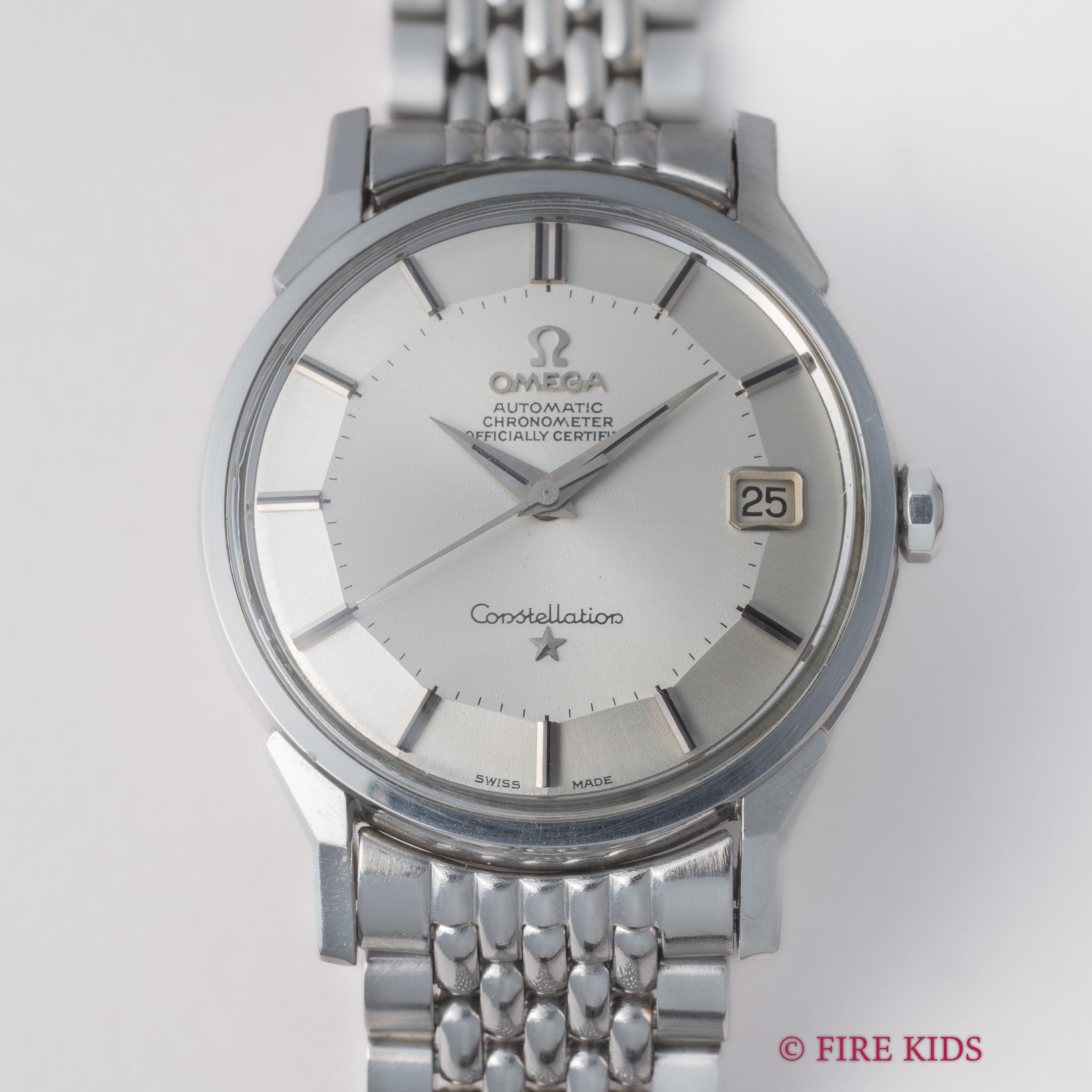 オメガ コンステレーション12角 1966年製 Ref.168.005 Cal.564 自動巻クロノメーター パイパンダイヤル