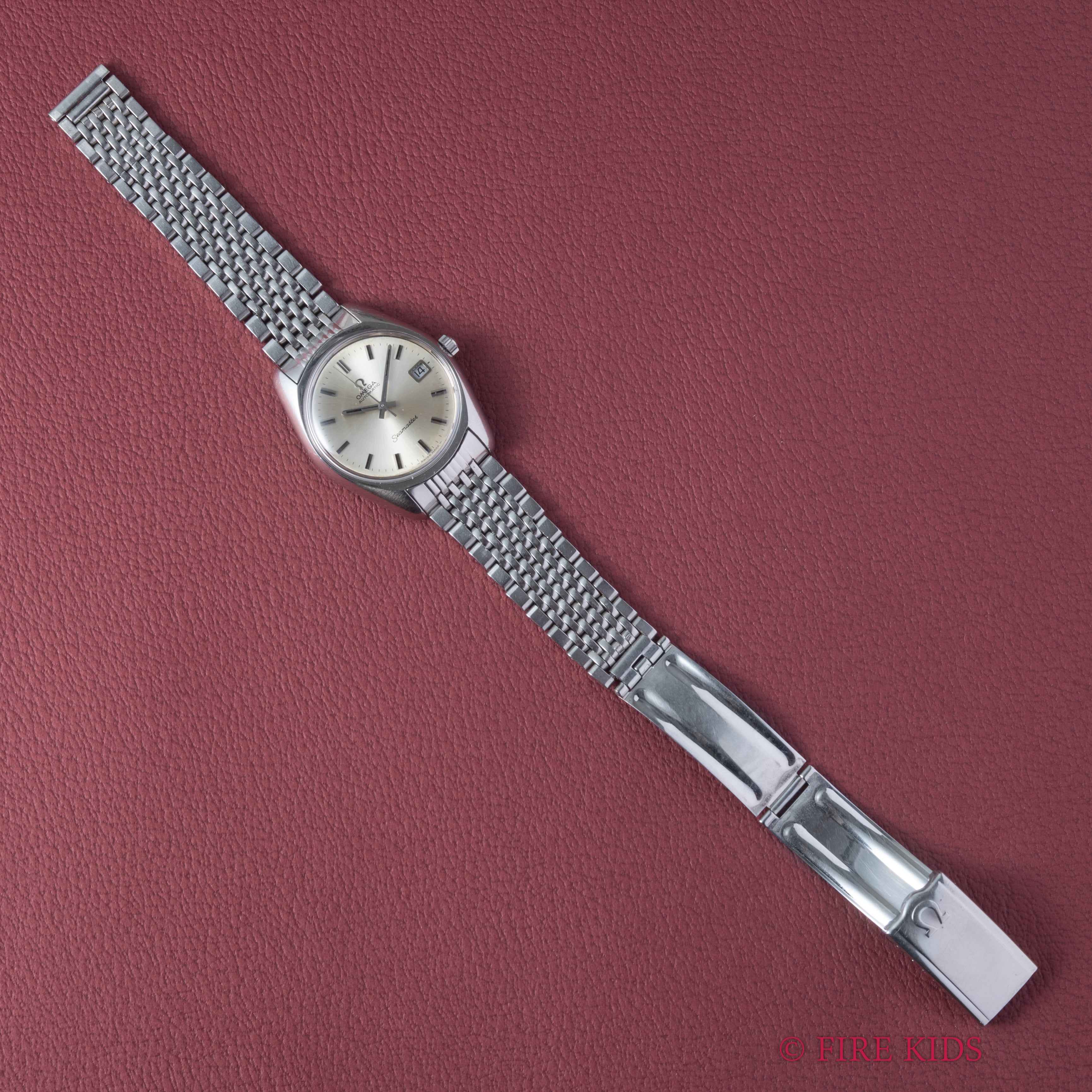 オメガ シーマスター 1971年製 オートマチック Cal.565 Ref.166.067 純正ステンレスブレス ギャラ、タグ付