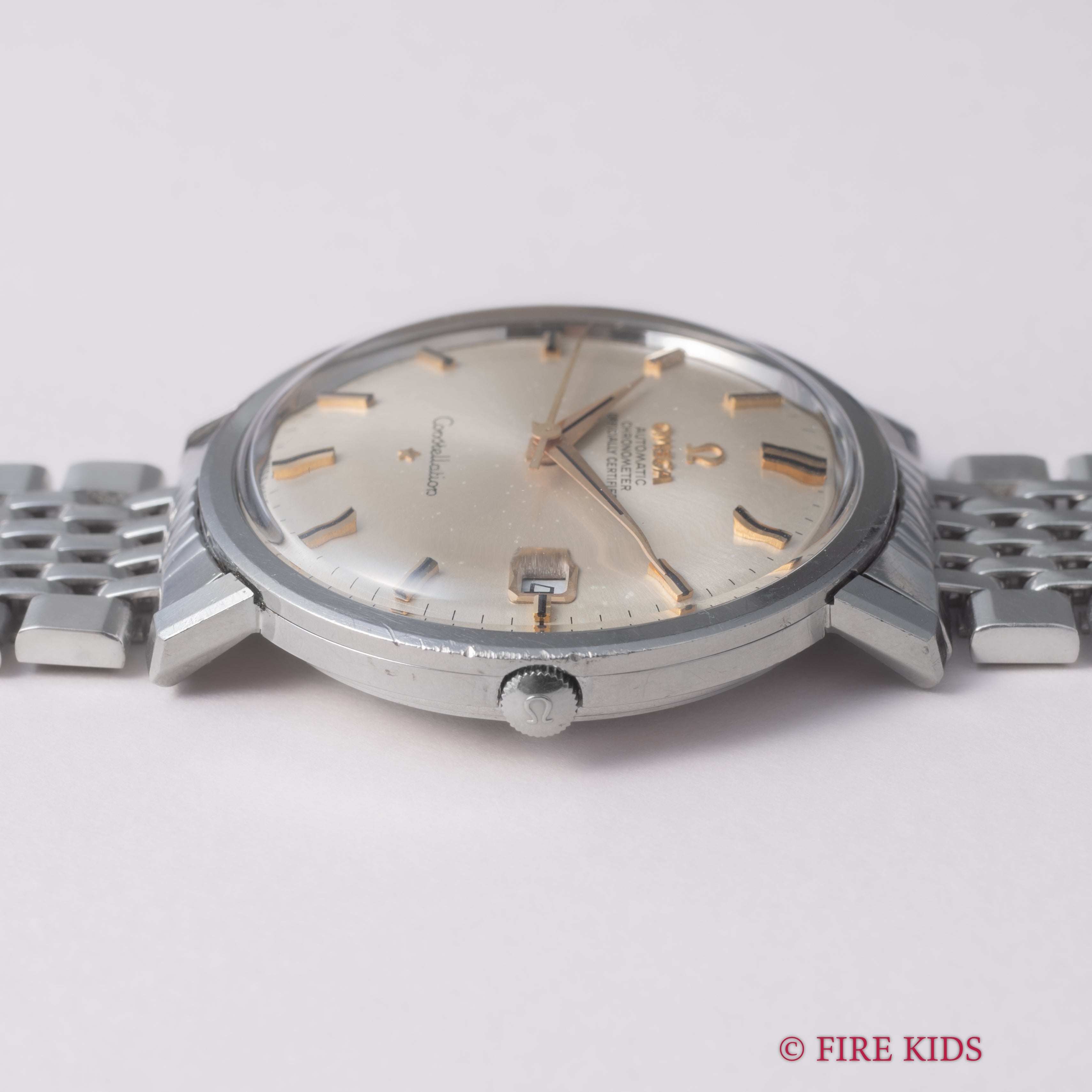 オメガ コンステレーション クロスライン ラウンドケース 1966年製 Ref.168.004 純正ブレス