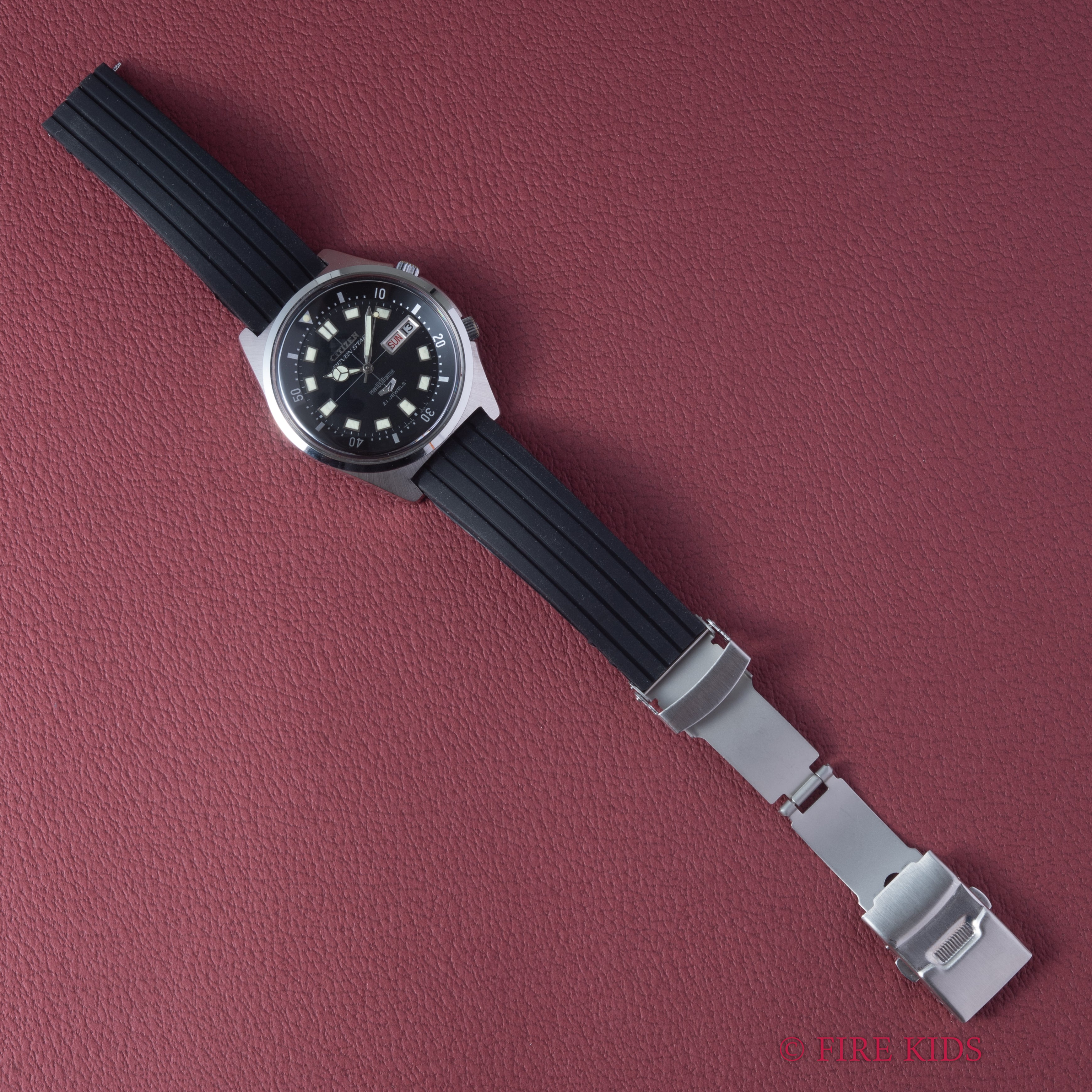 シチズン セブンスター 1968年製 自動巻き ダイバーズウオッチ デイデイト