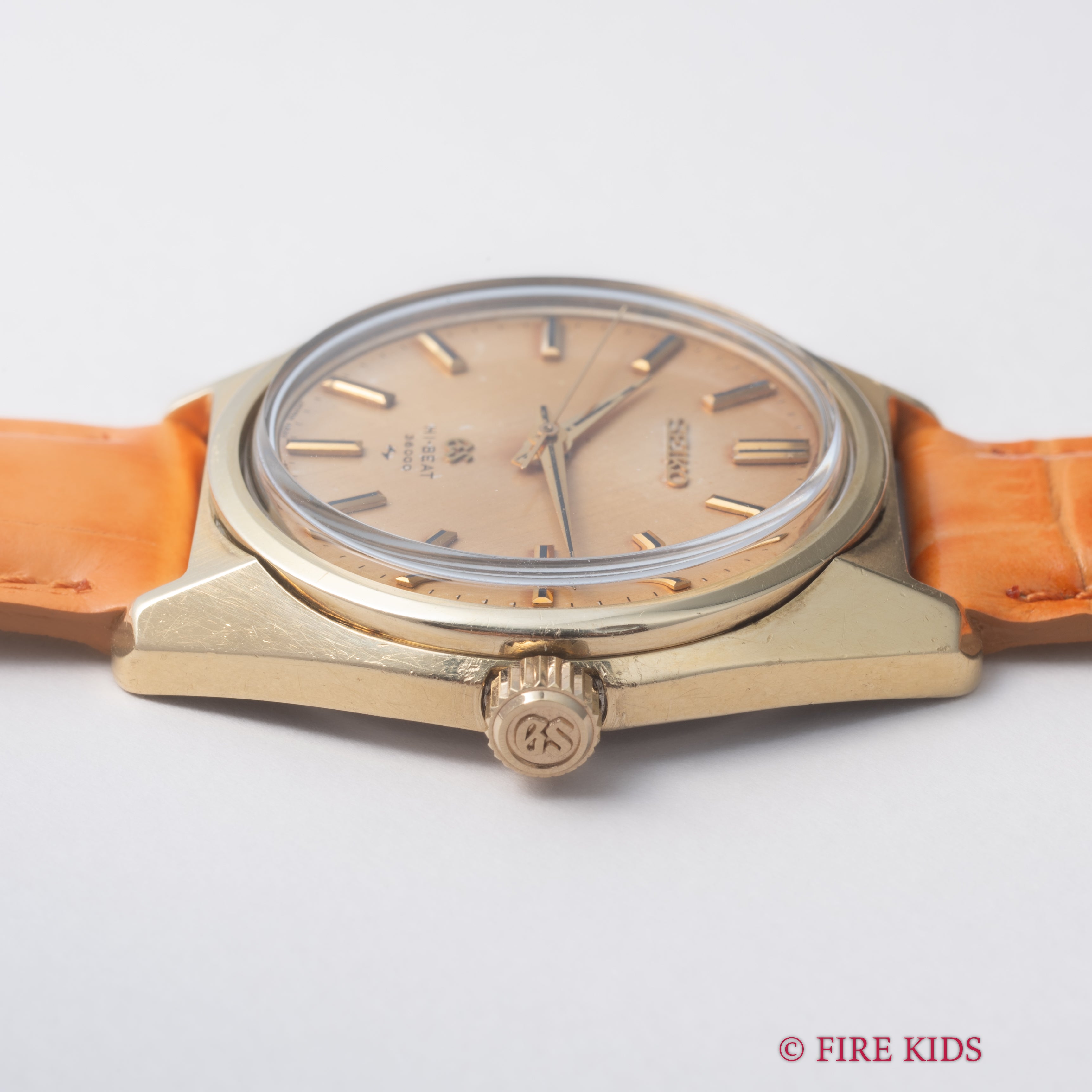 グランドセイコー 1968年製 手巻10振動 Ref.4520-8000 キャップゴールド 45GS パティーナダイヤル