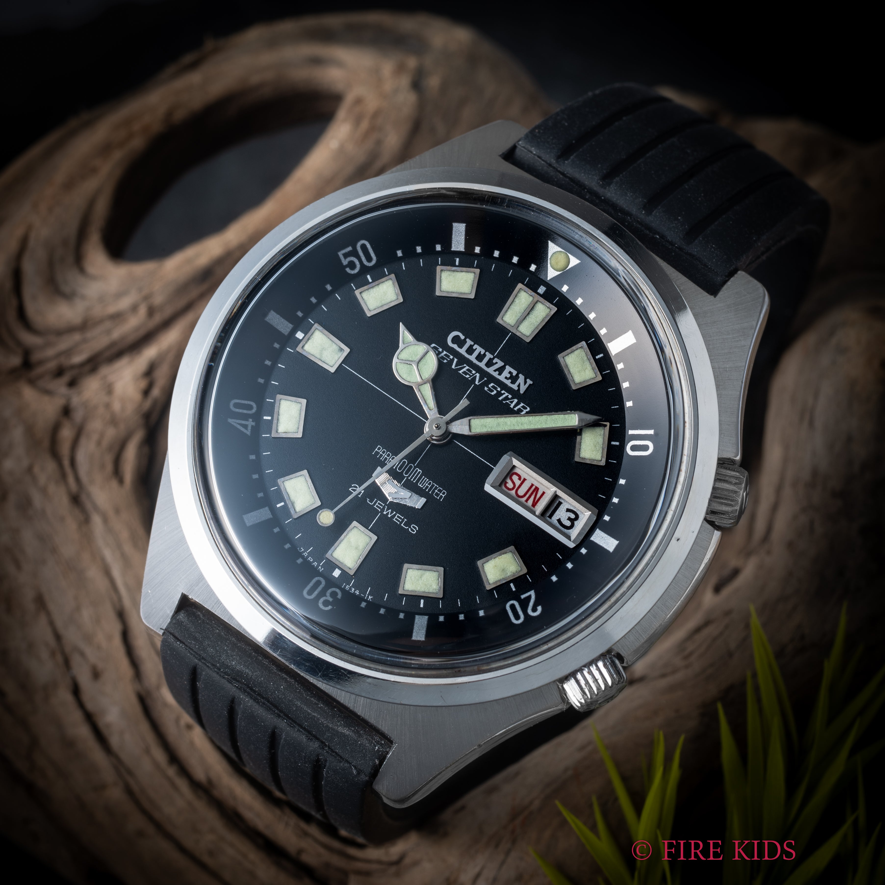 シチズン セブンスター 1968年製 自動巻き ダイバーズウオッチ デイデイト