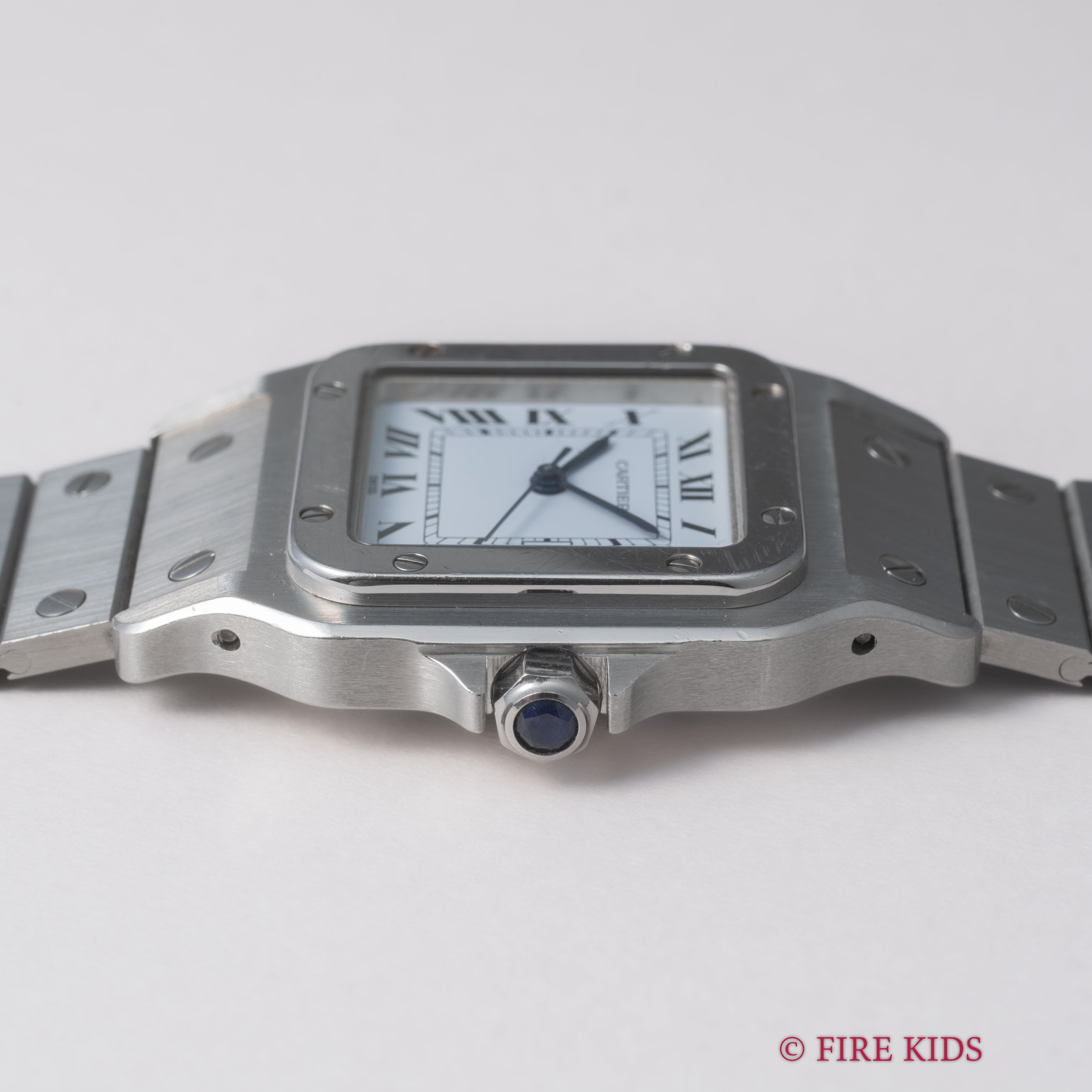 カルティエ サントス LMサイズ 1980年代製 Ref.2960 ステンレスケース ホワイトローマン 自動巻き