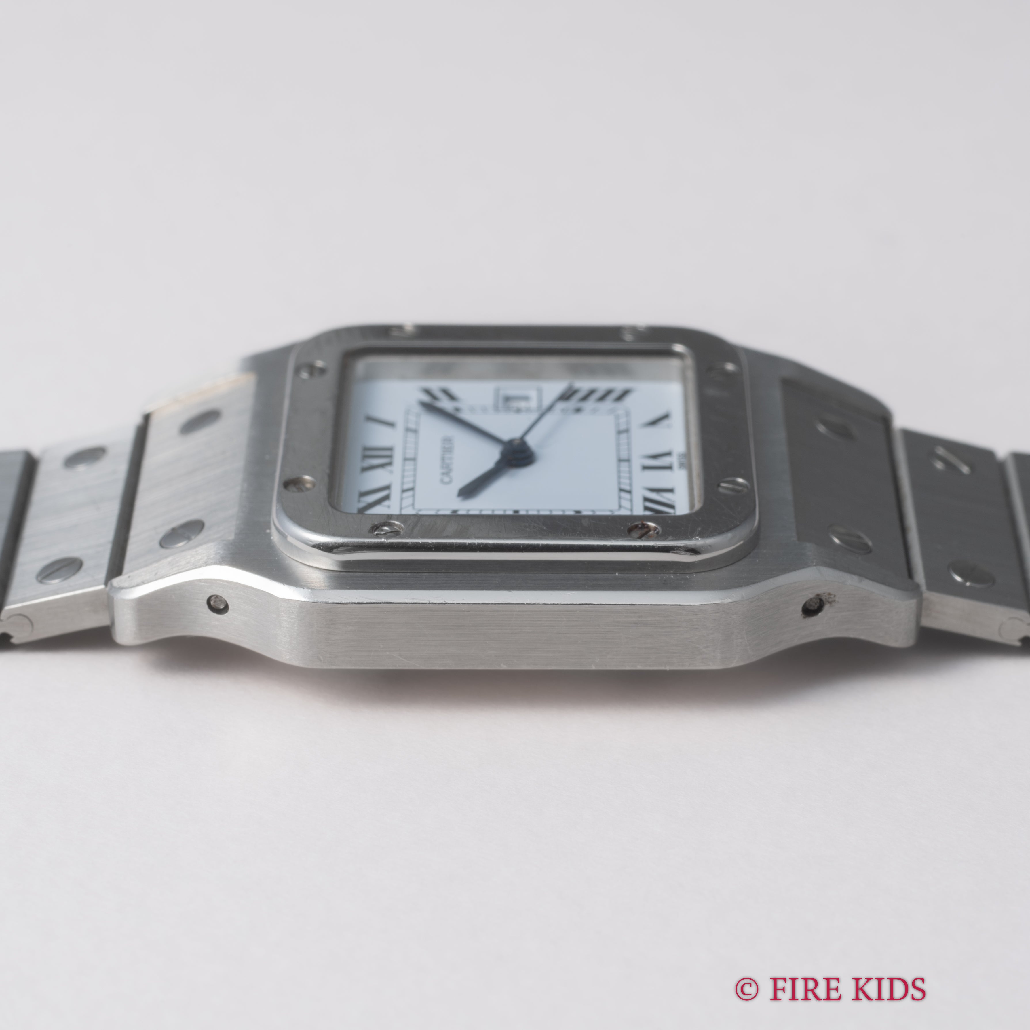 カルティエ サントス LMサイズ 1980年代製 Ref.2960 ステンレスケース ホワイトローマン 自動巻き