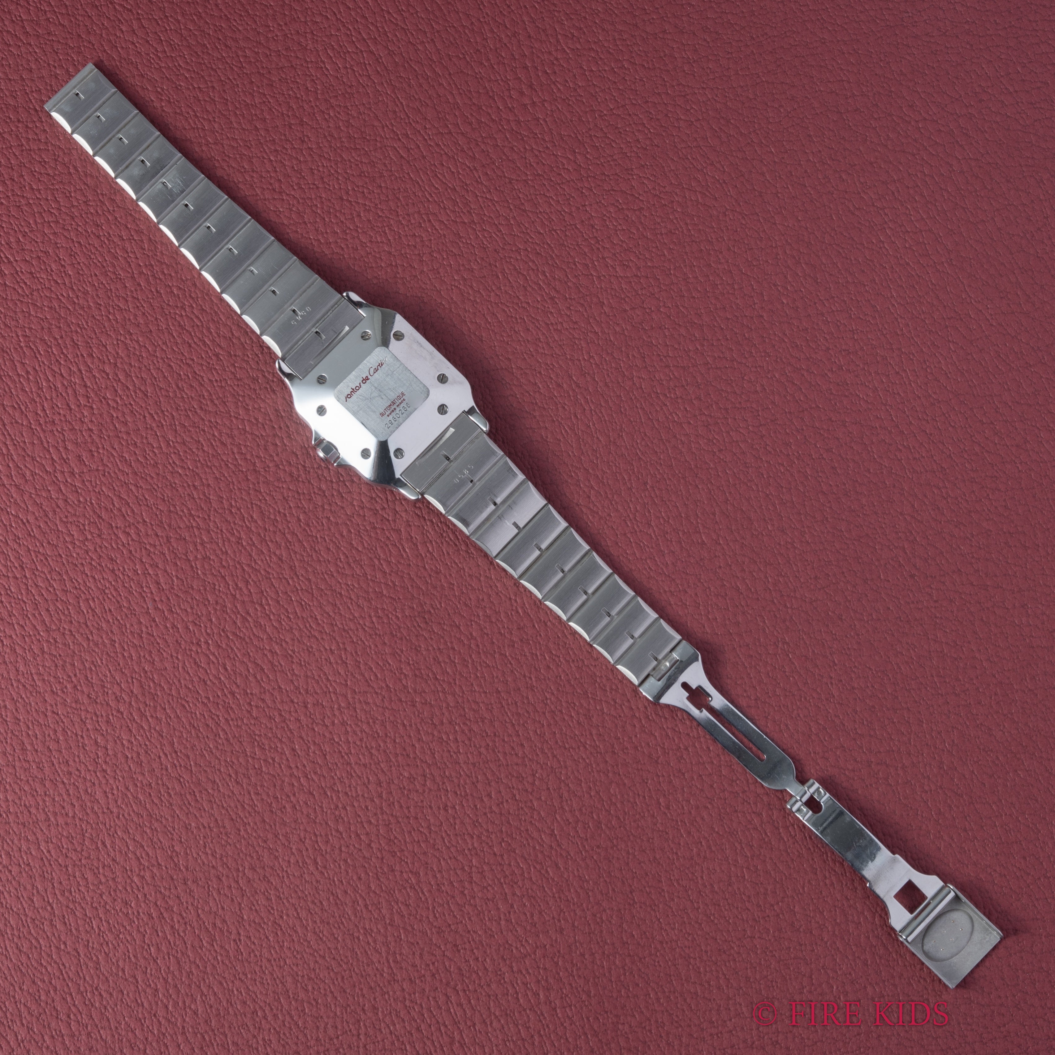 カルティエ サントス LMサイズ 1980年代製 Ref.2960 ステンレスケース ホワイトローマン 自動巻き