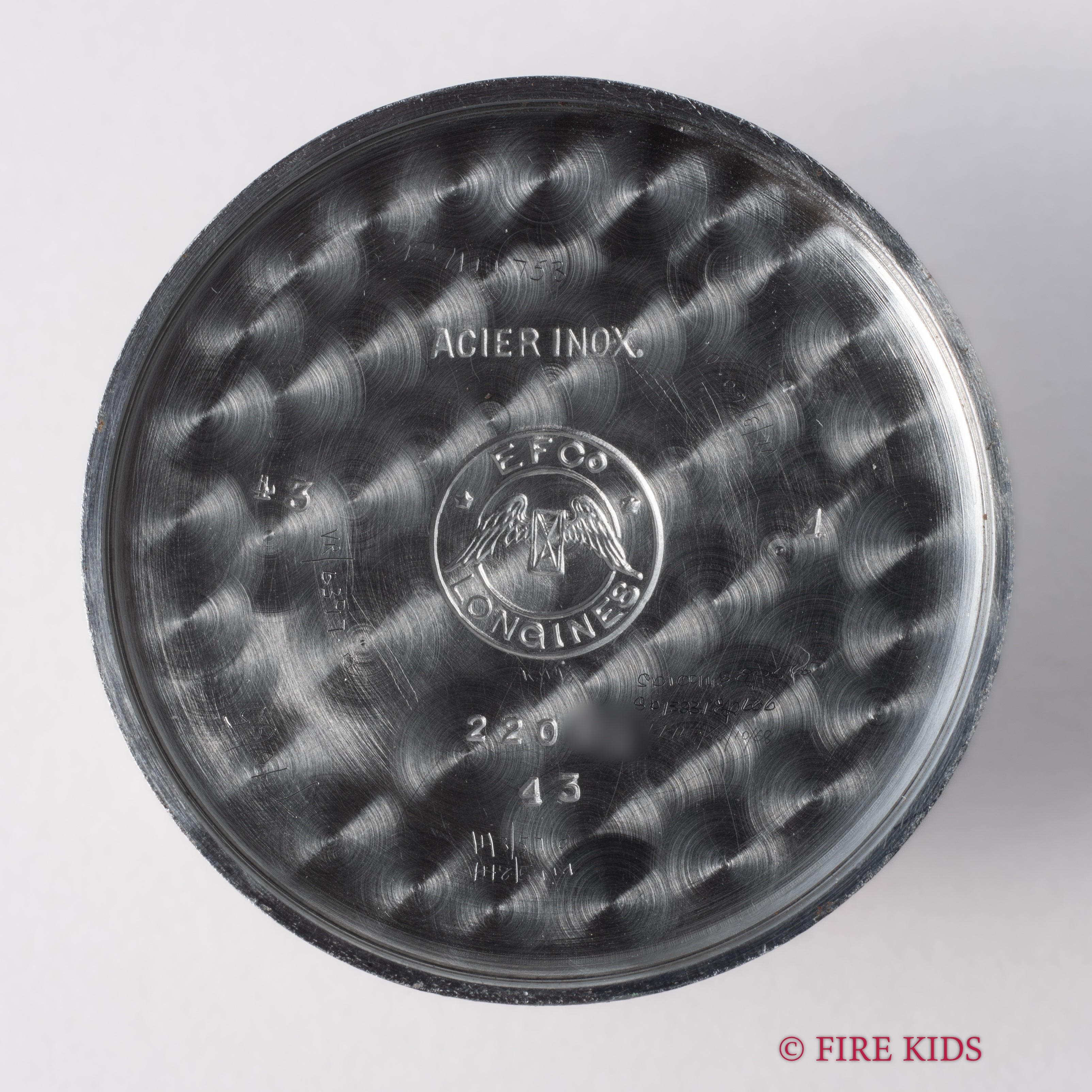 ロンジン カラトラバケース 1940年代製 手巻 Cal.12.68Z フラットベゼル 社外バンブーブレス