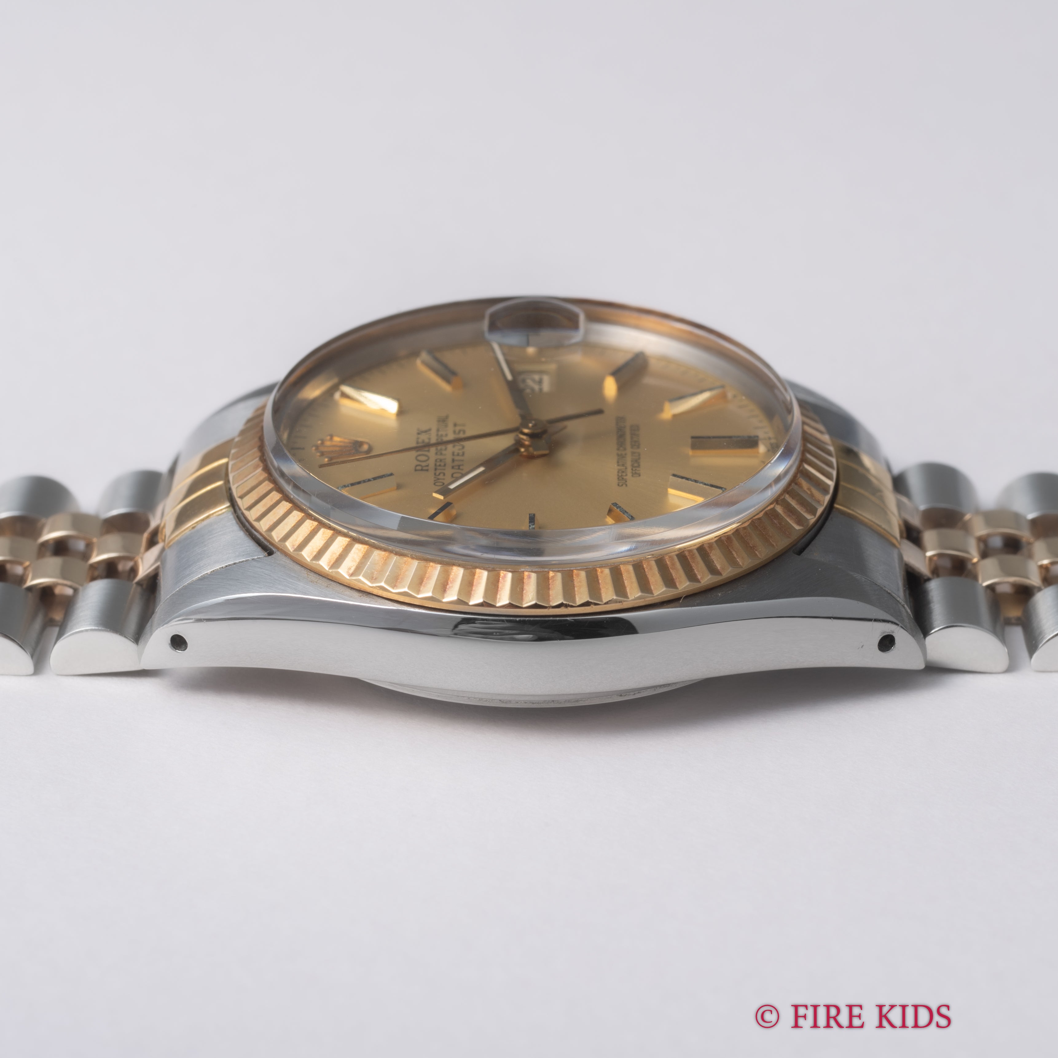 ロレックス 1985年製 デイトジャスト コンビ Ref.16013 自動巻 トリチウム夜光 ギャラ、クロノメーター証付き